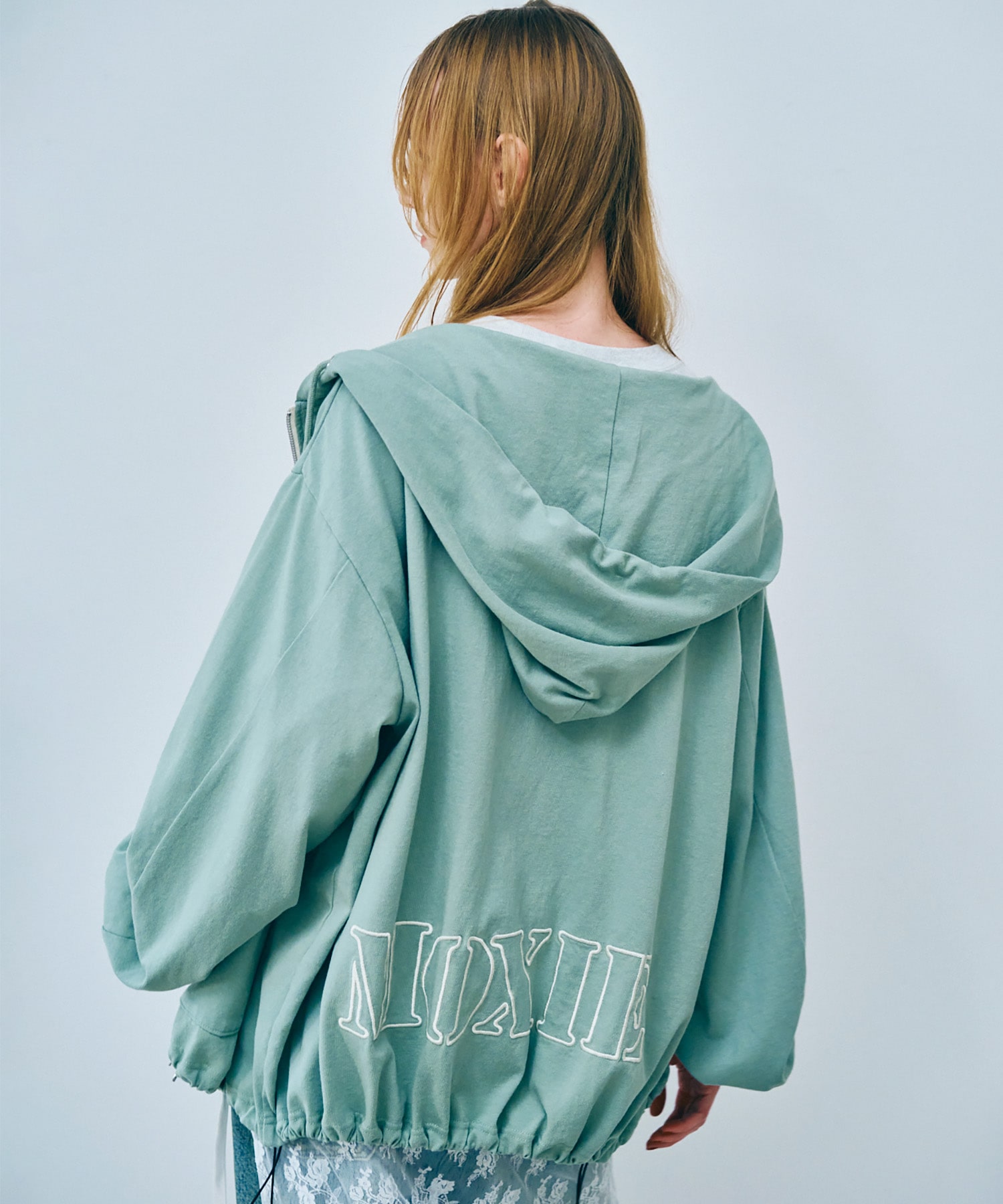 M2513 ヘビー天竺BIG ZIP UPパーカー