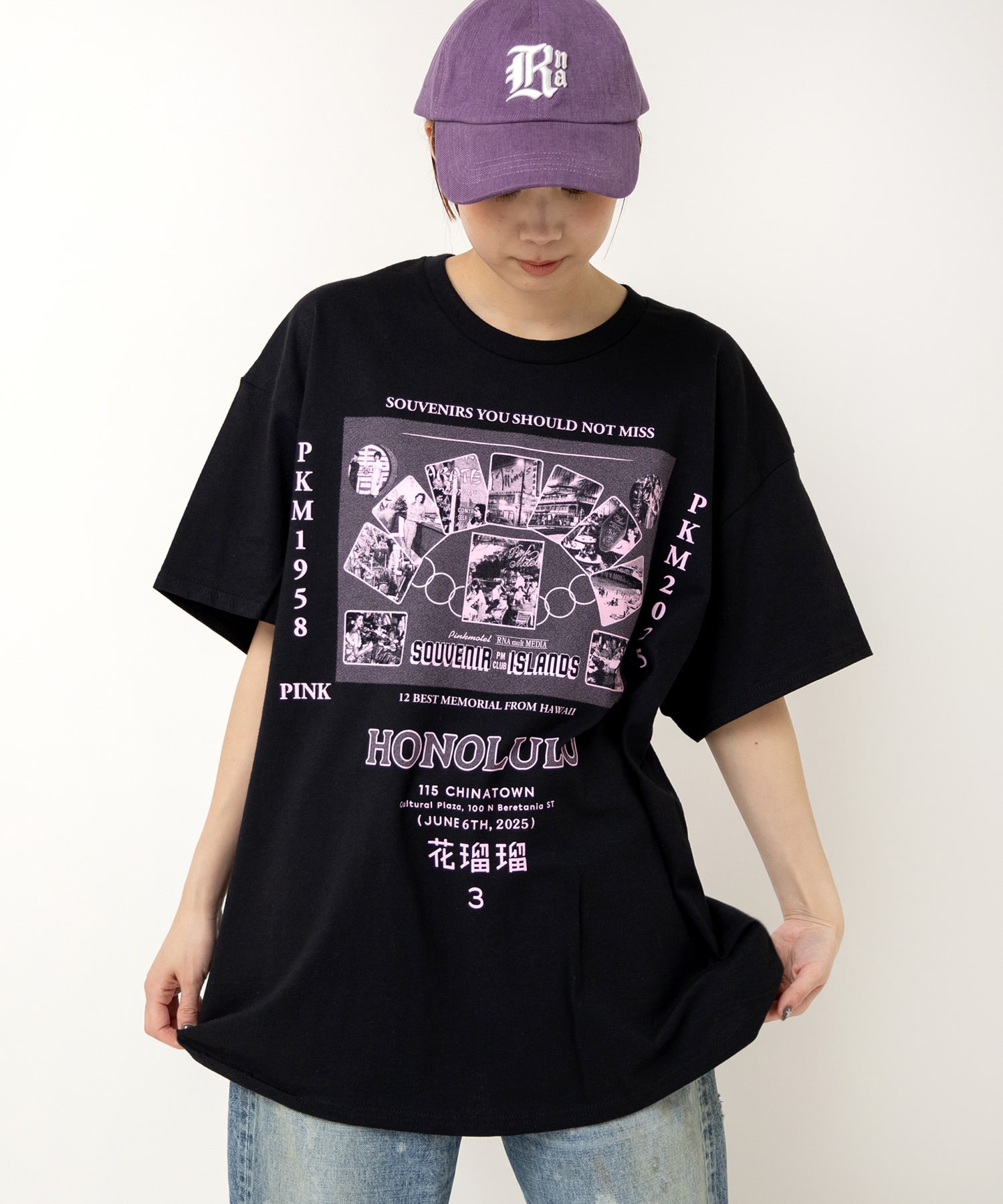 【PINK MOTEL】M2517 PMホノルルメモリーT