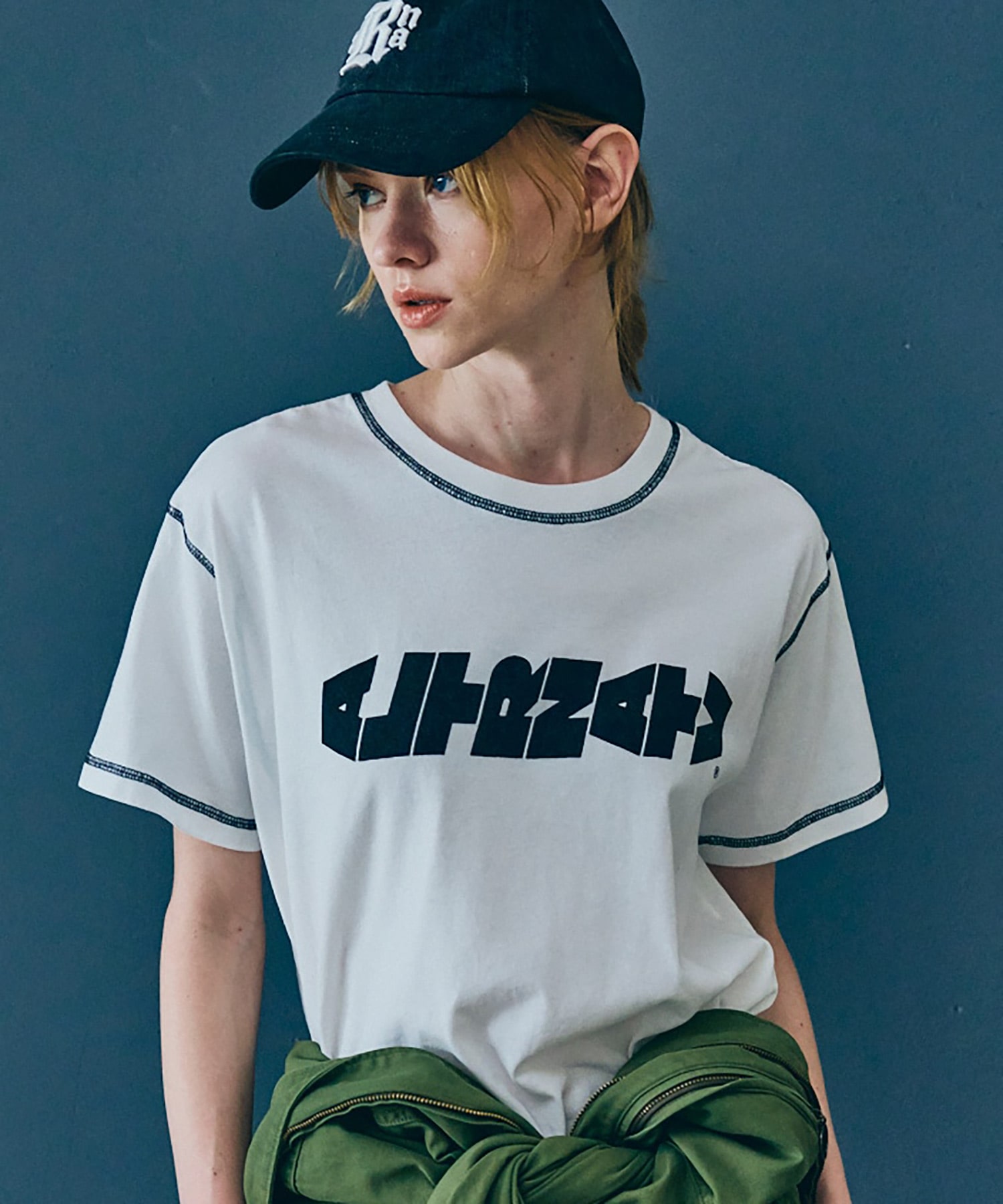 M2524 SIDEWAYSロゴベーシックT