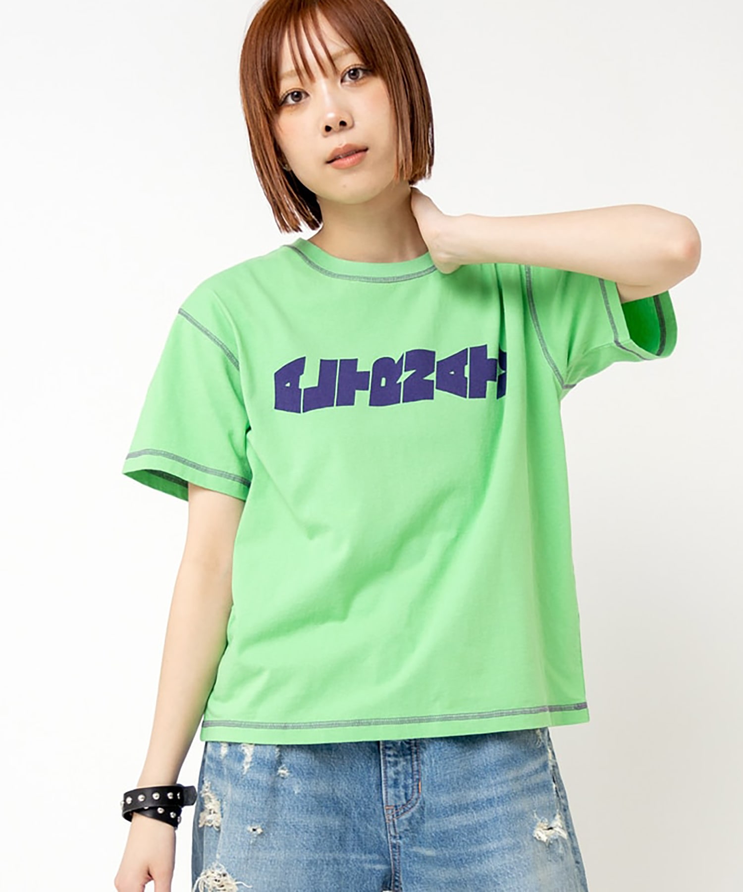 M2524 SIDEWAYSロゴベーシックT