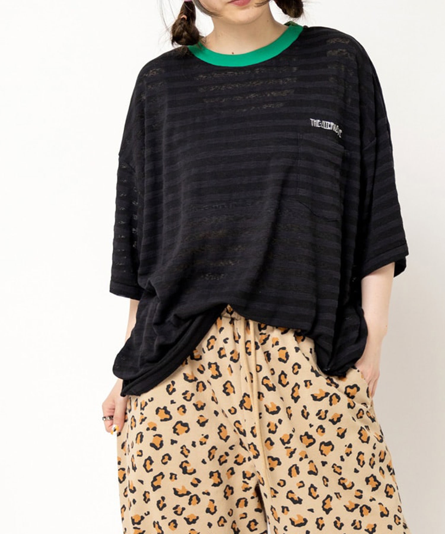 M2527 ボーダーBIGポケT