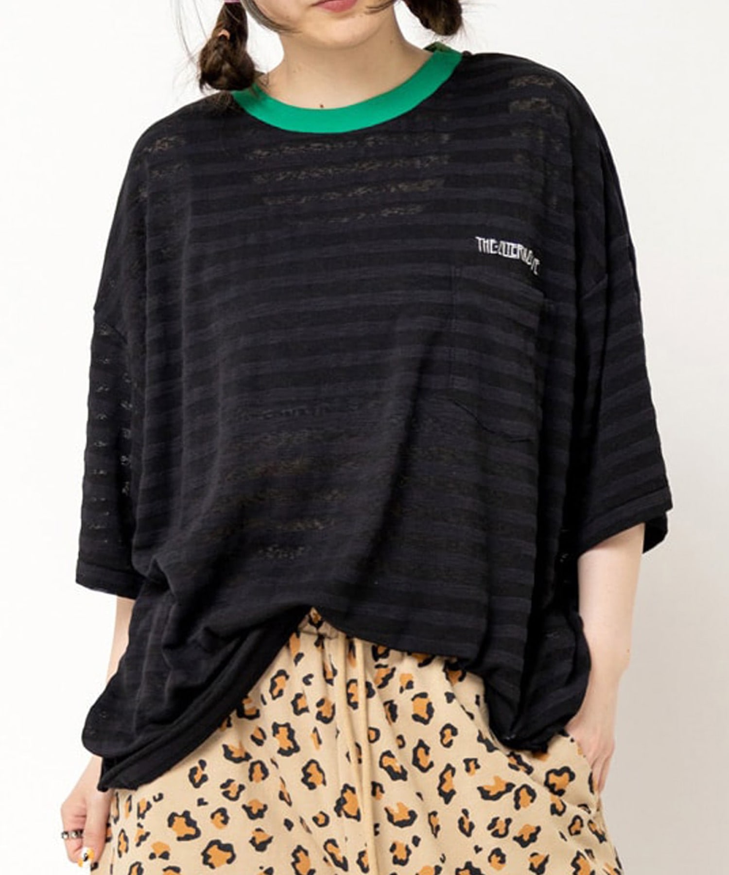 M2527 ボーダーBIGポケT