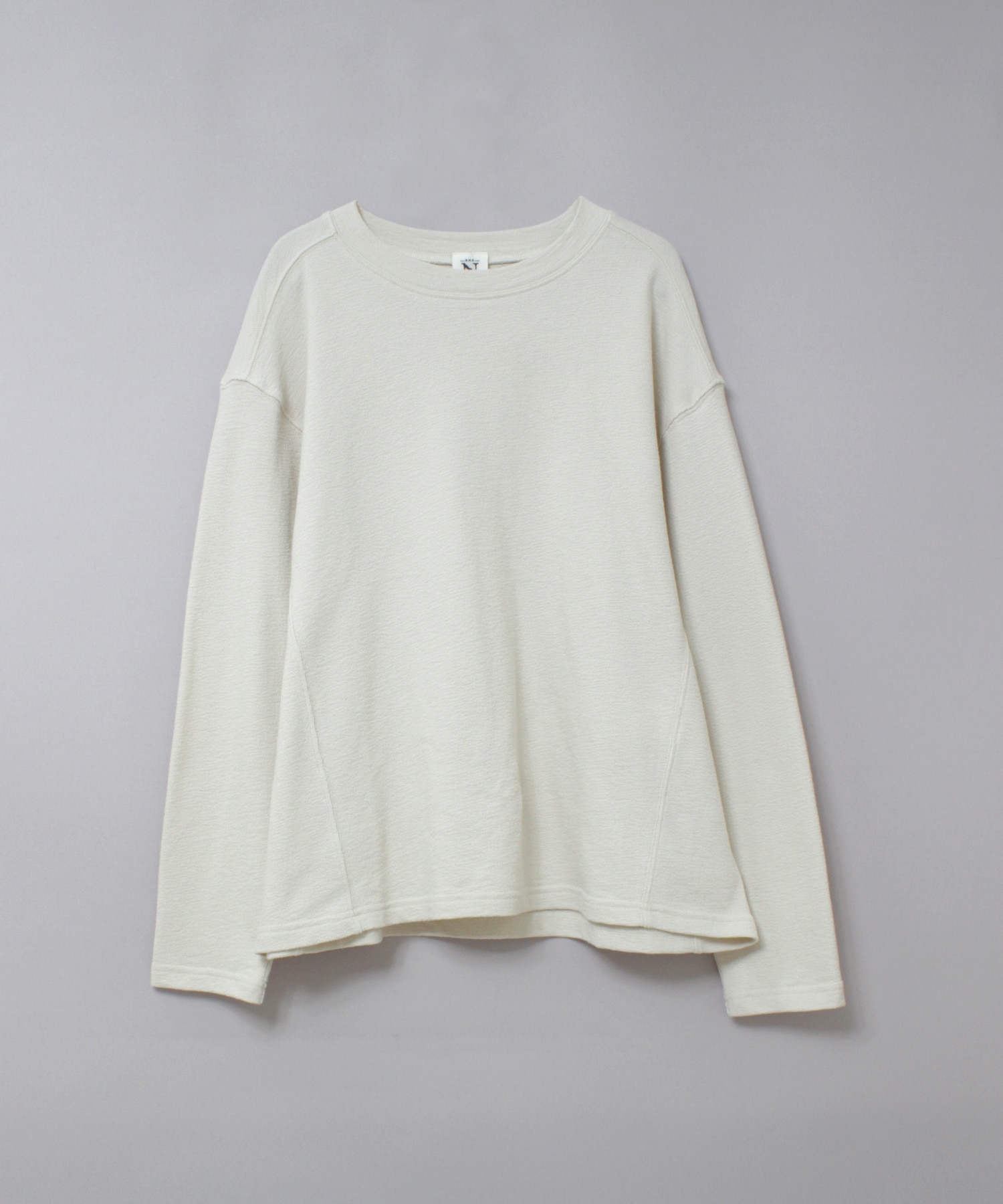 M2535 ブロックインレイロングスリーブプルオーバー