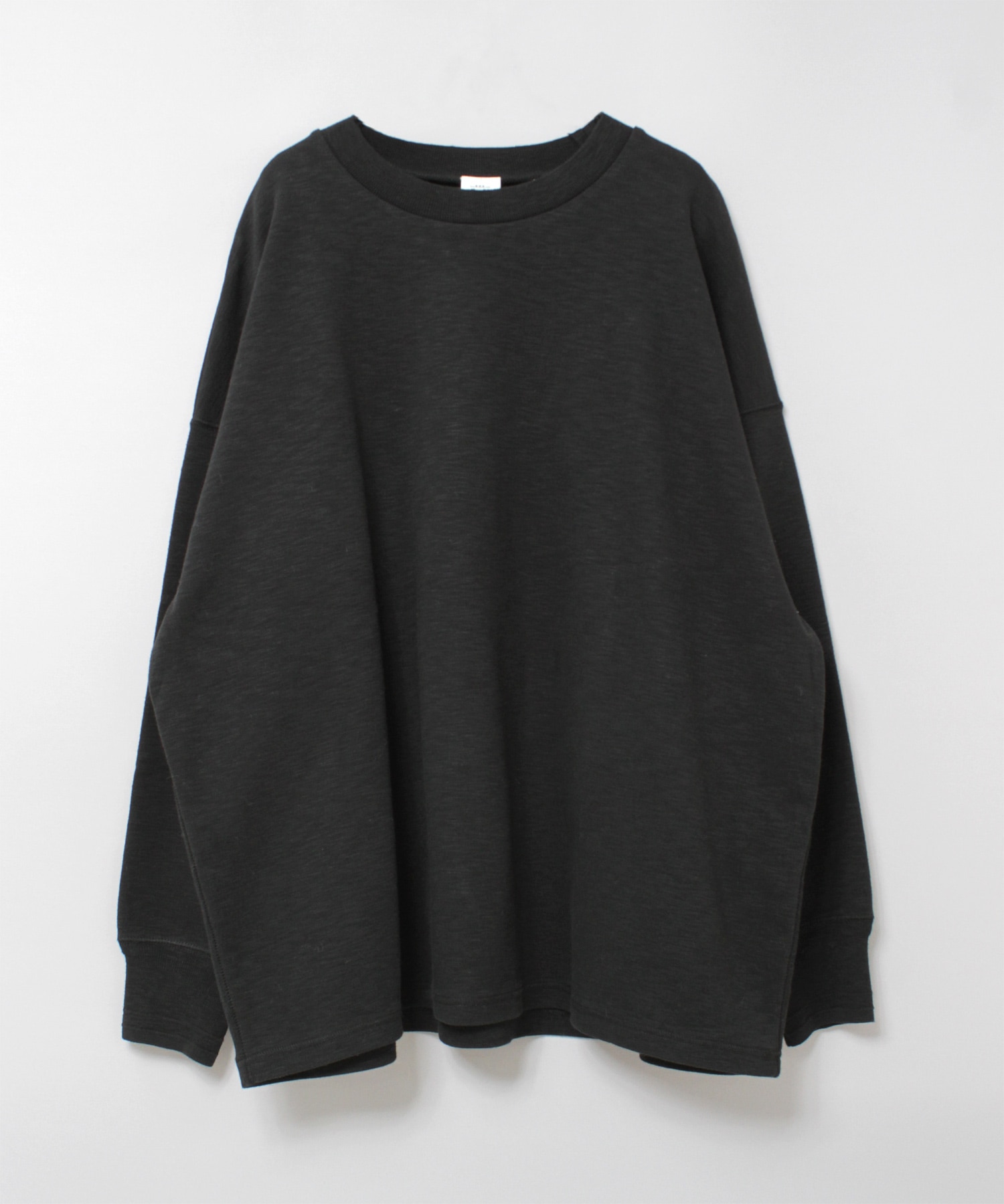 M2543 スラブスムースオーバーサイズプルオーバー