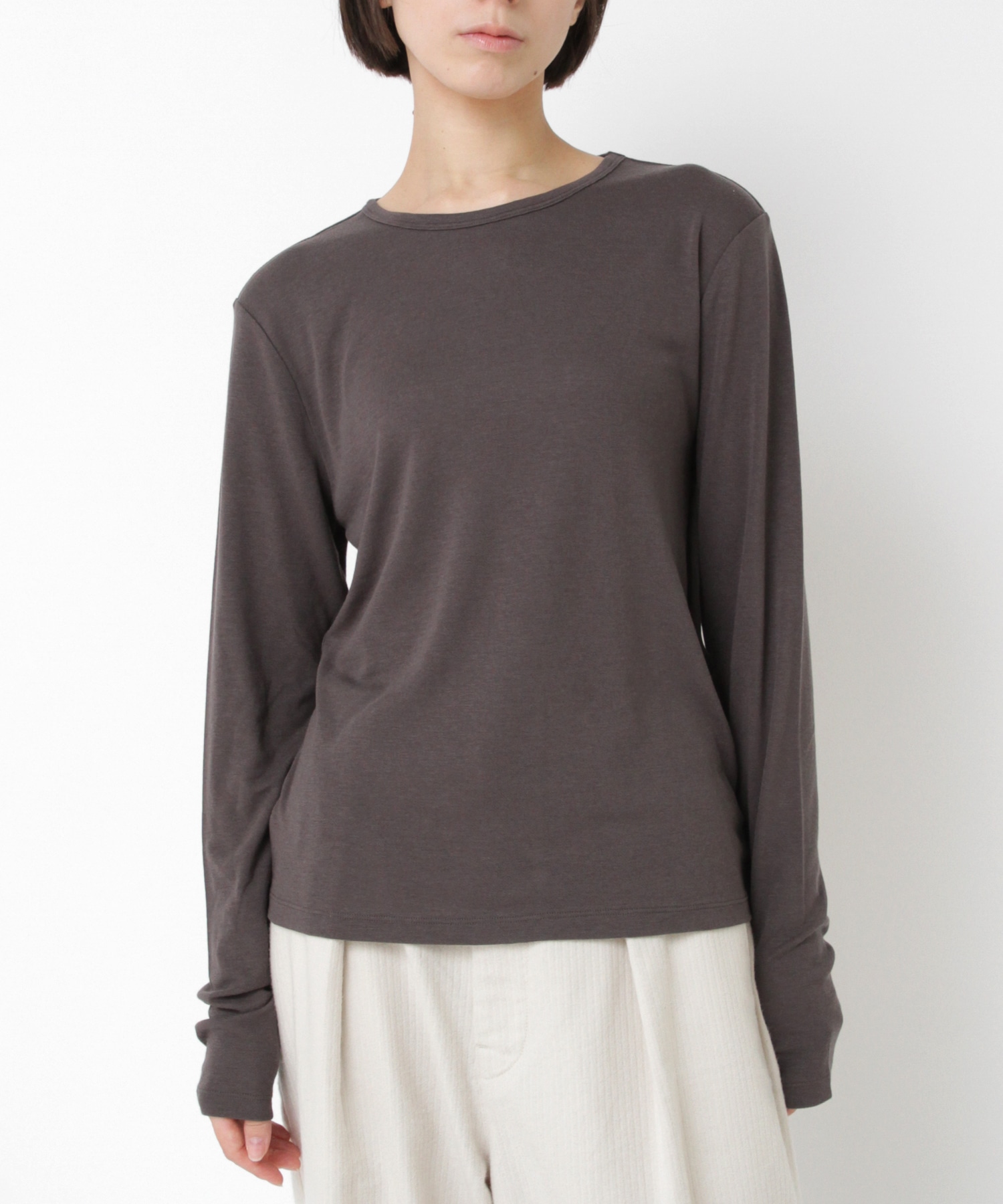 M2547 ウールブレンドプルオーバー