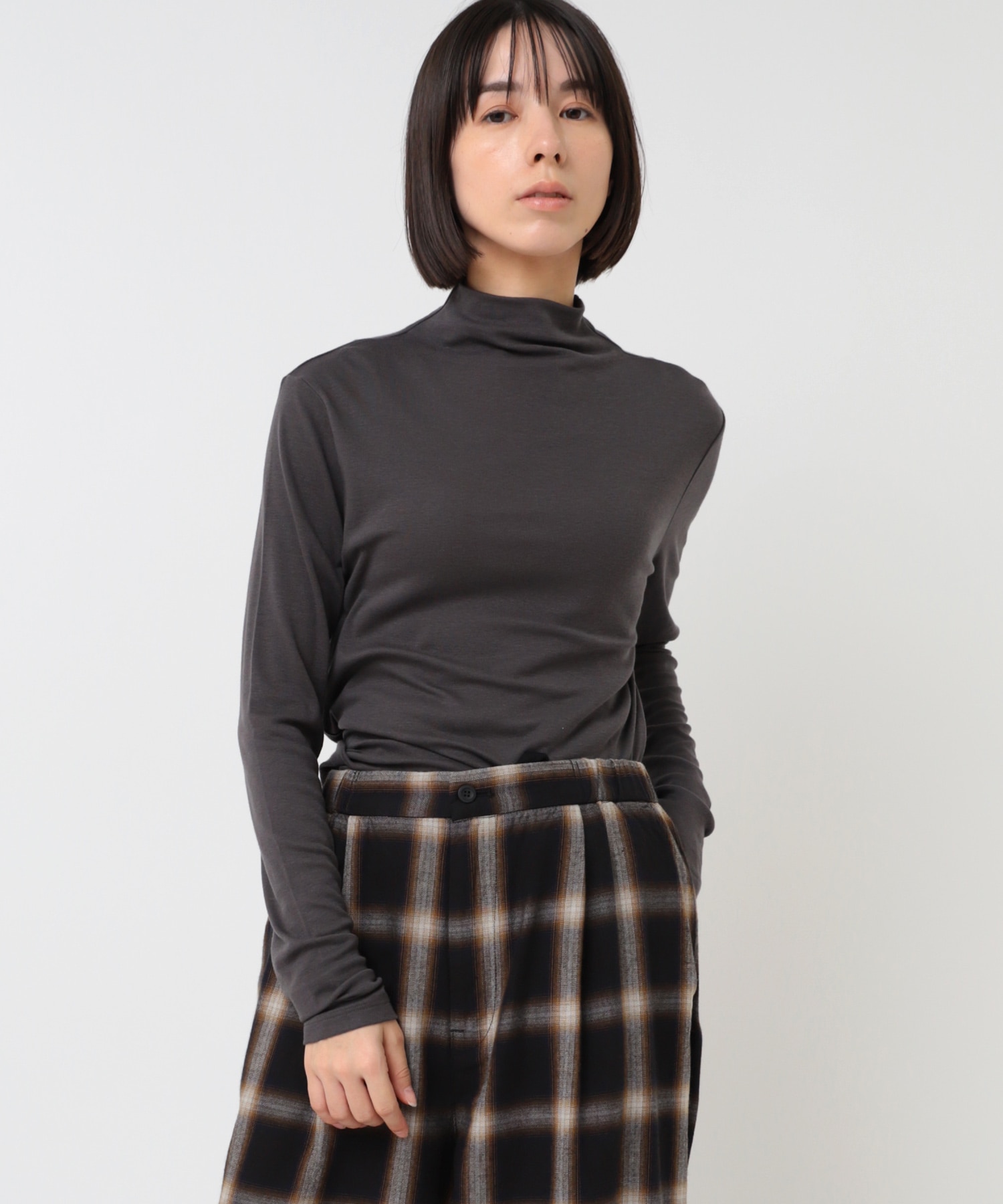 M2548 ウールブレンドタートル