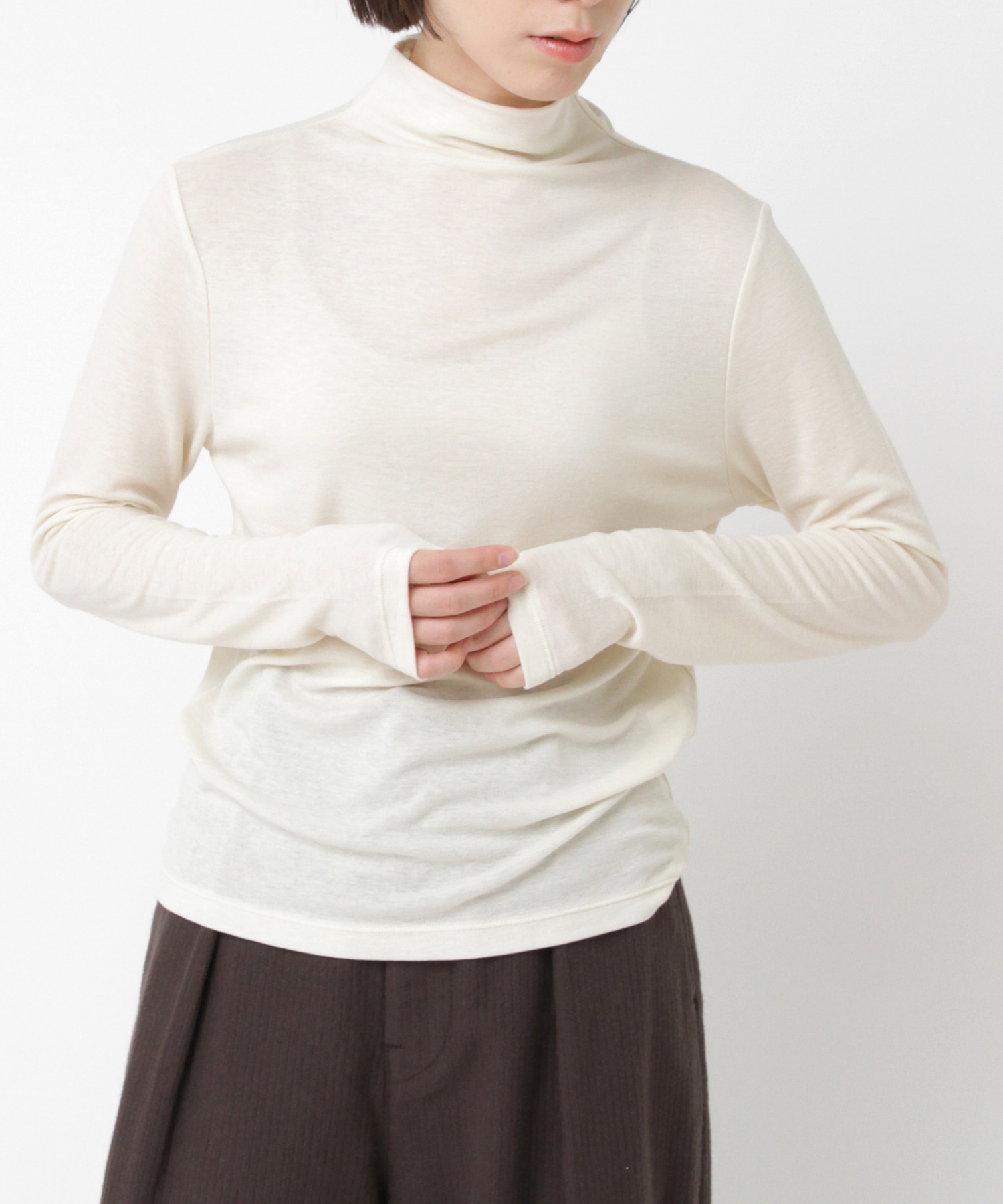 M2548 ウールブレンドタートル