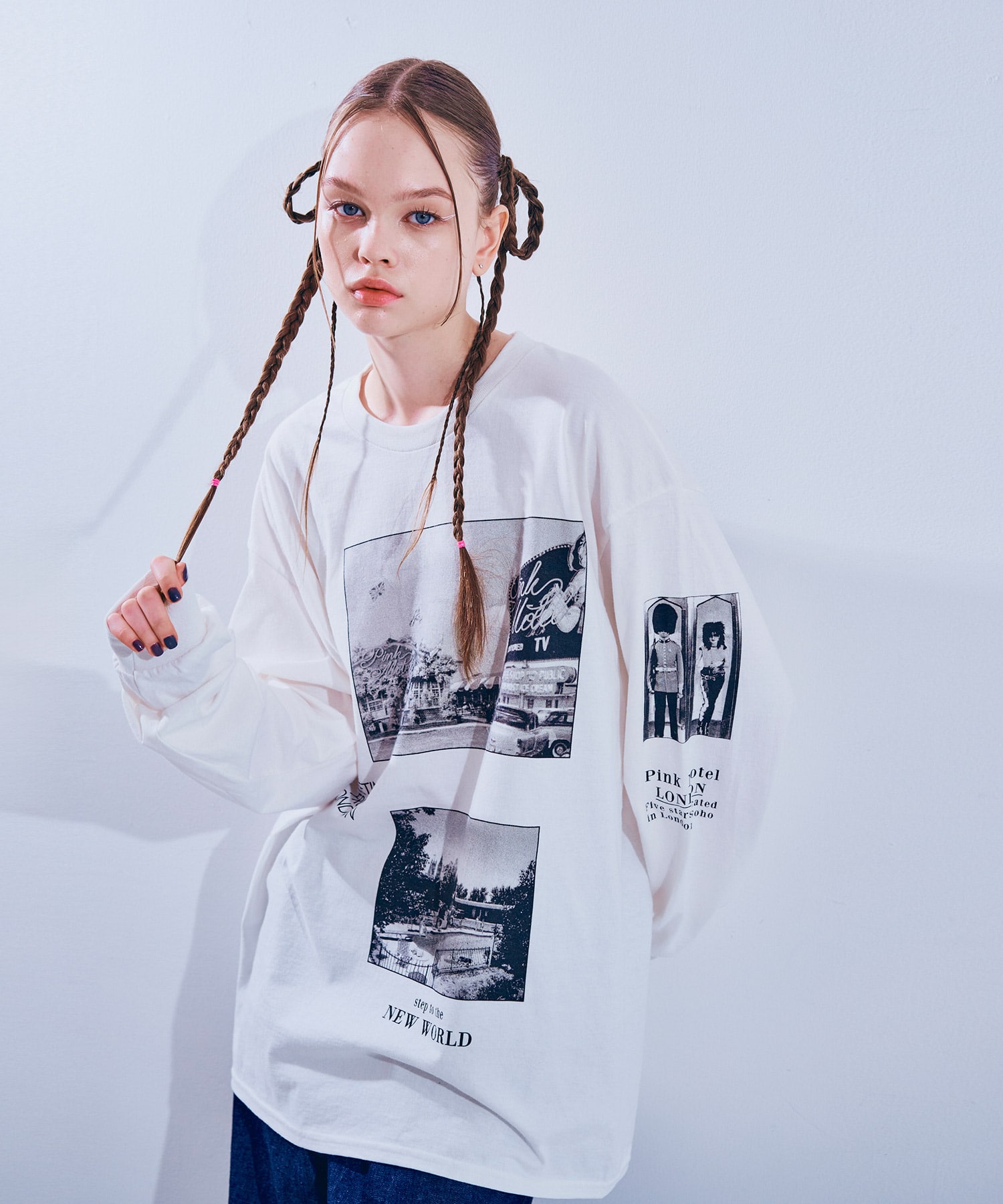 【PINK MOTEL】M2557 PM マルチフォトロンT