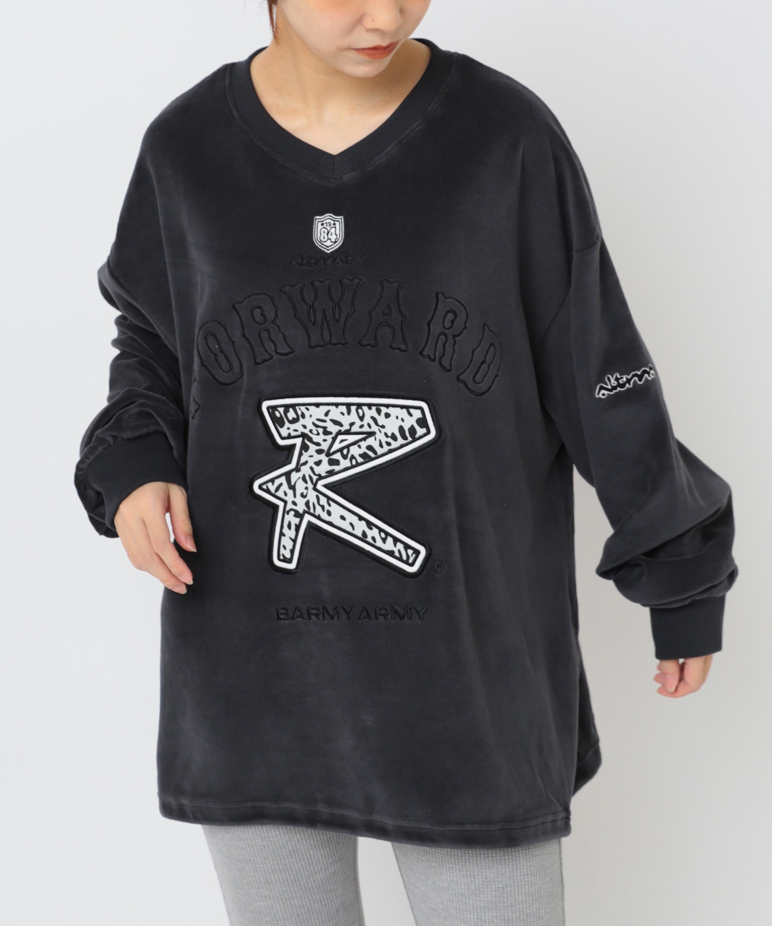 M2562 FORWARDロゴサッカーシャツ