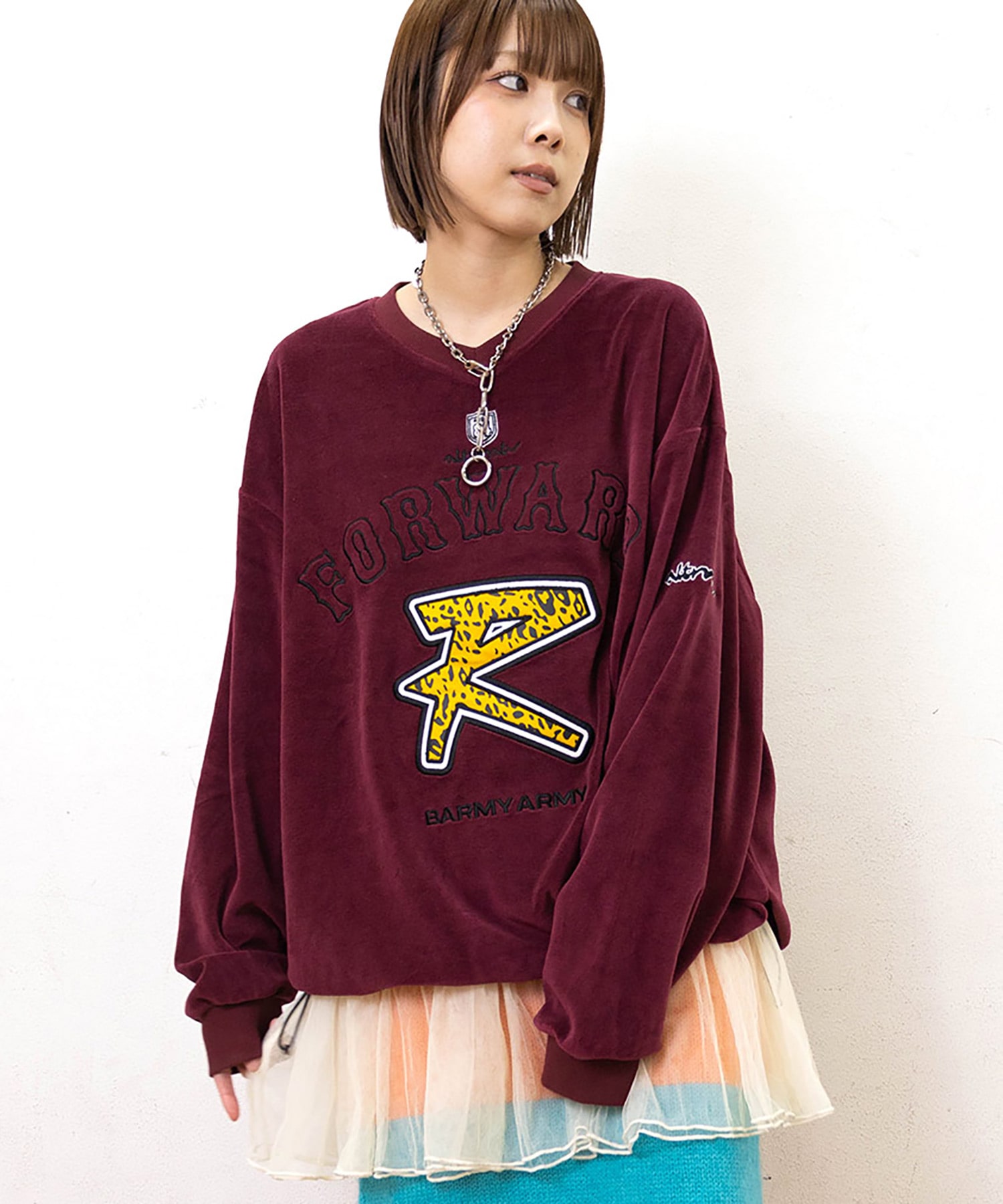 M2562 FORWARDロゴサッカーシャツ