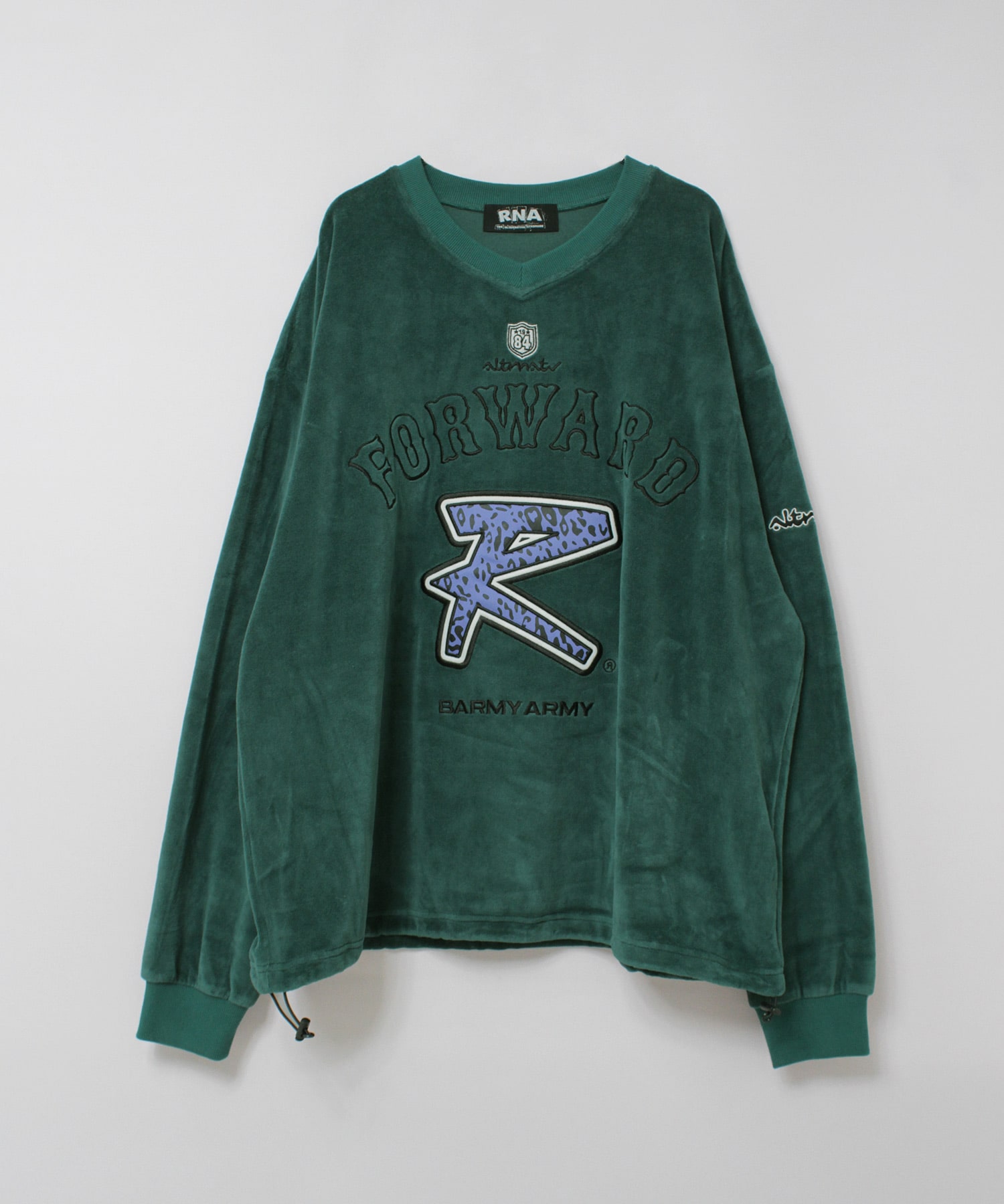 極美品 RNA-N アールエヌエーエヌ 植物柄シャツ 長袖 24AW 秋物 極美品 RNA-N アールエヌエーエヌ 植物柄シャツ 長袖 24AW 秋物