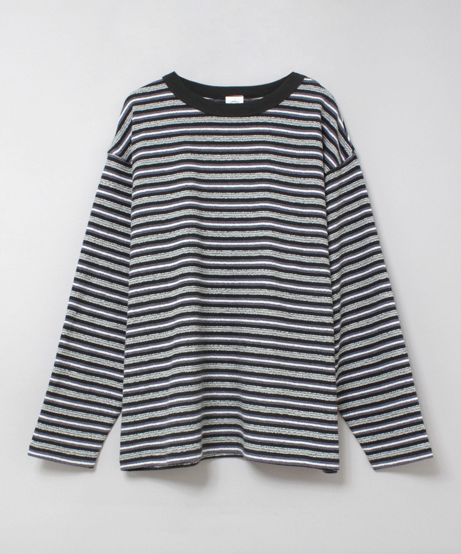 M2563 ブロックインレイマルチボーダーロンT