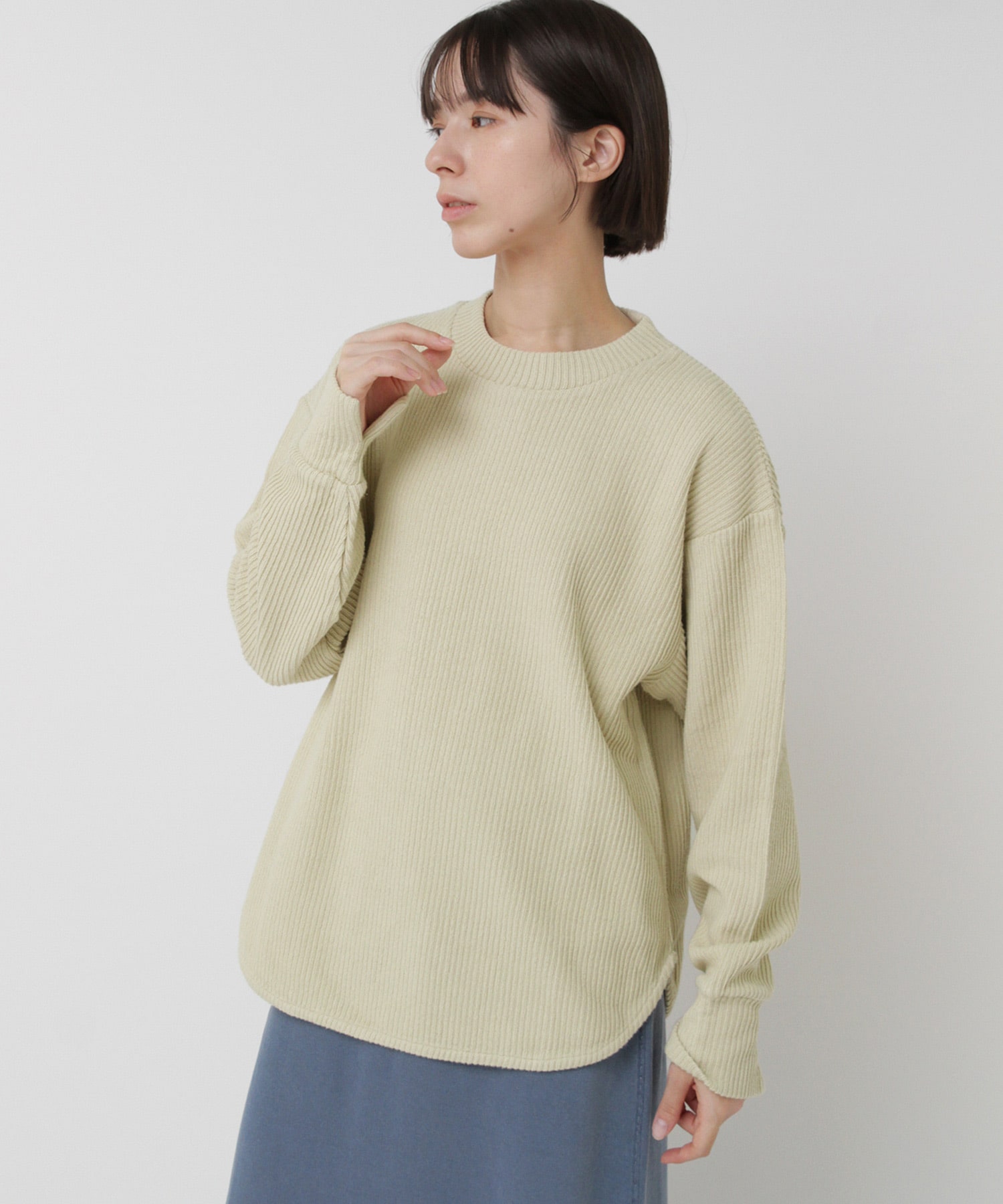 M2564 Ｗフェイスリブプルオーバー