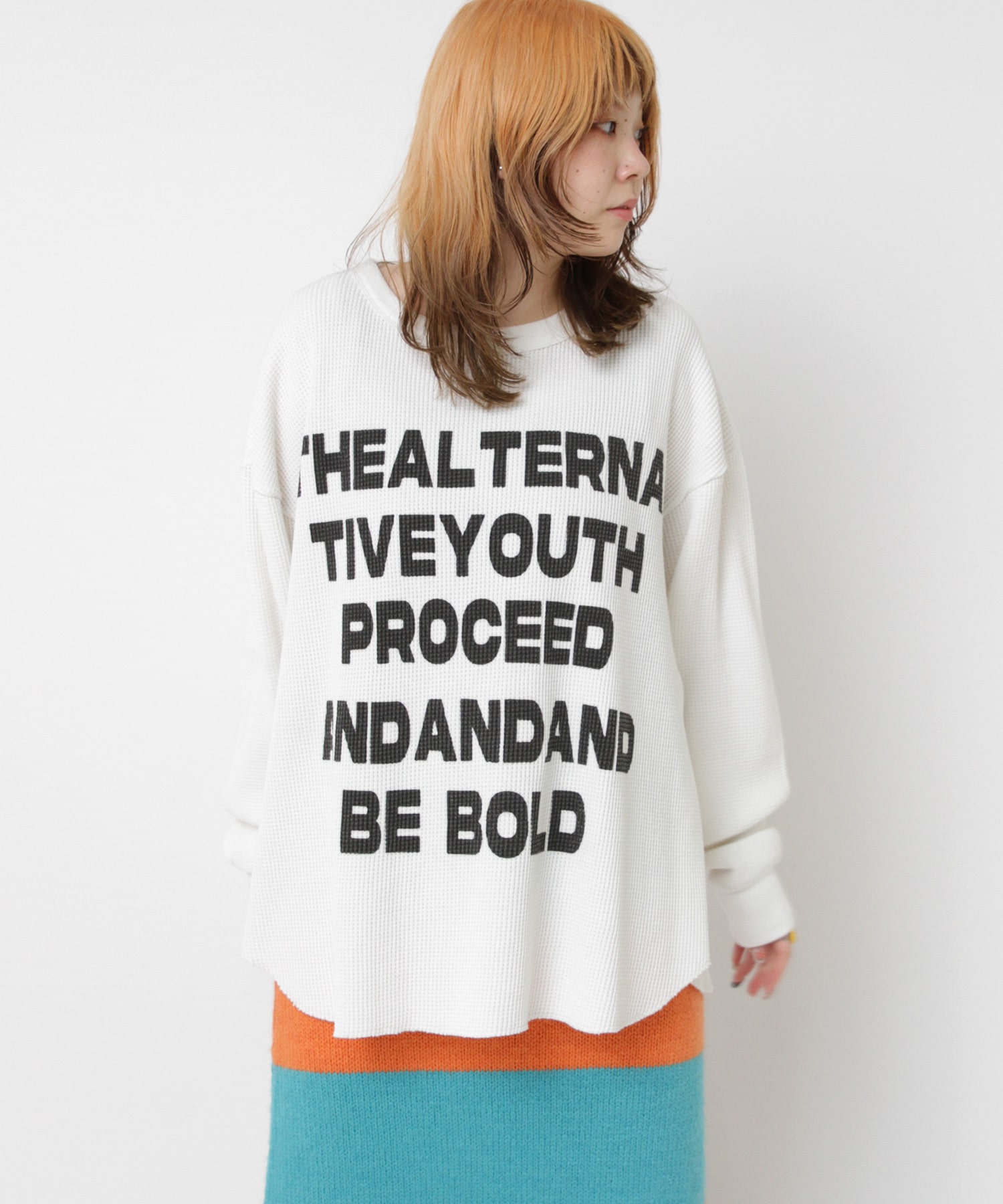 【12月中旬納期】M2572 OEワッフルプルオーバー