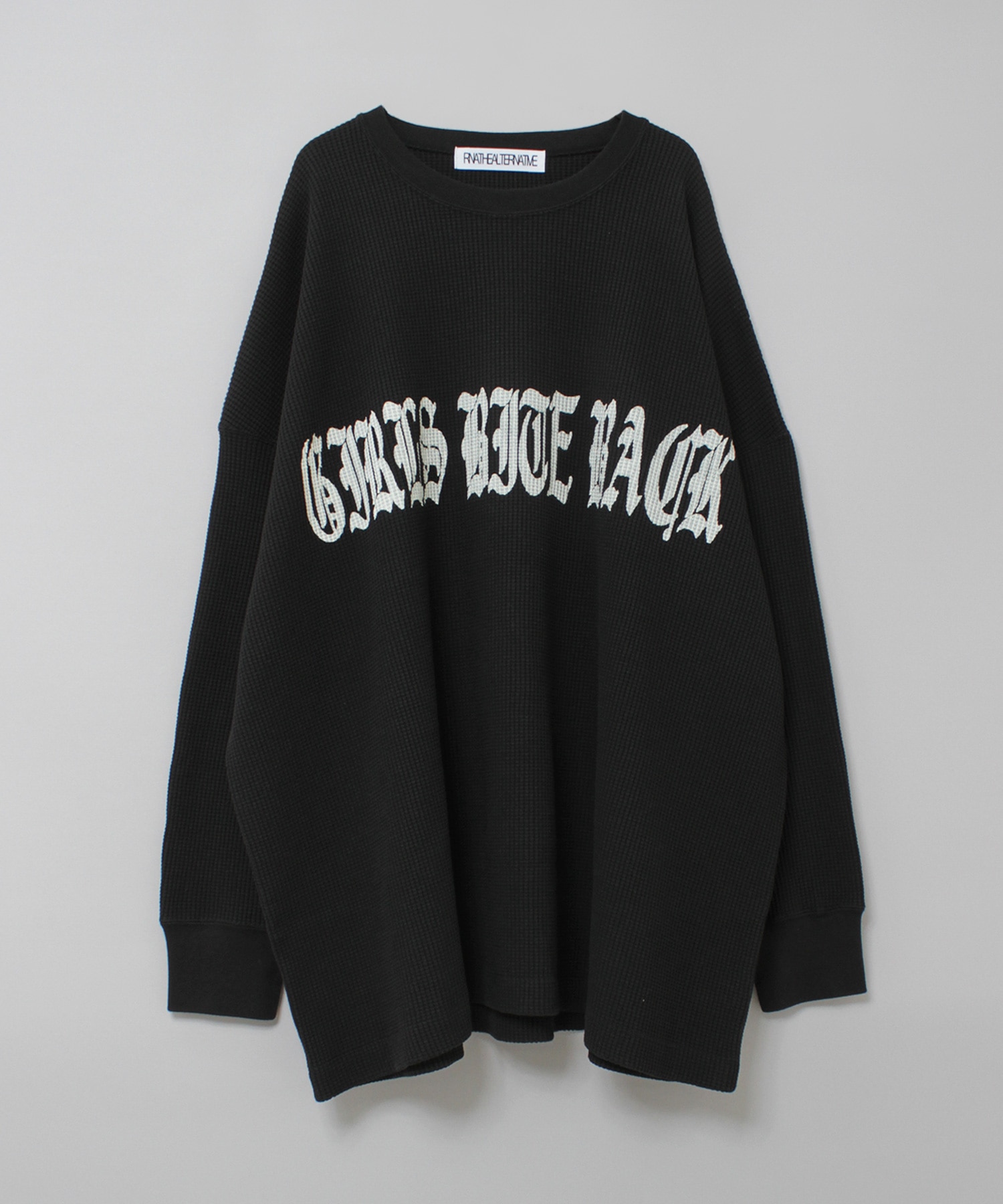 M2573 OEワッフルスクエアプルオーバー