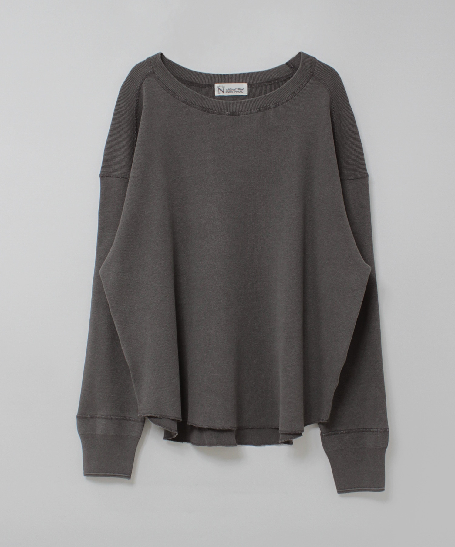 M2574 ピグメントダイリブプルオーバー