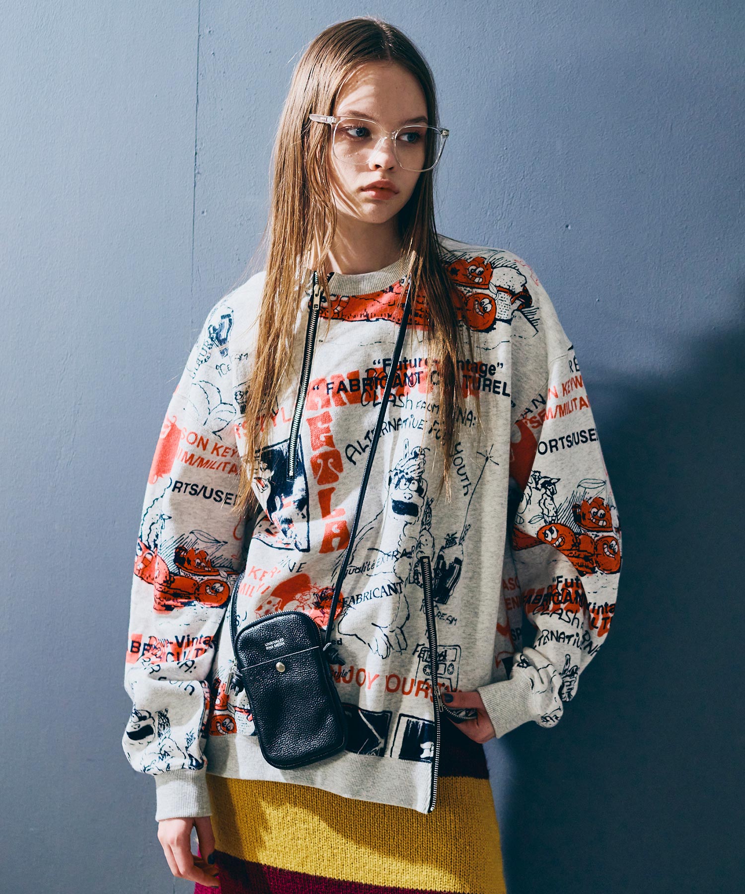 【12月上旬納期】M2575 ENJOYプリントZIPトレーナー