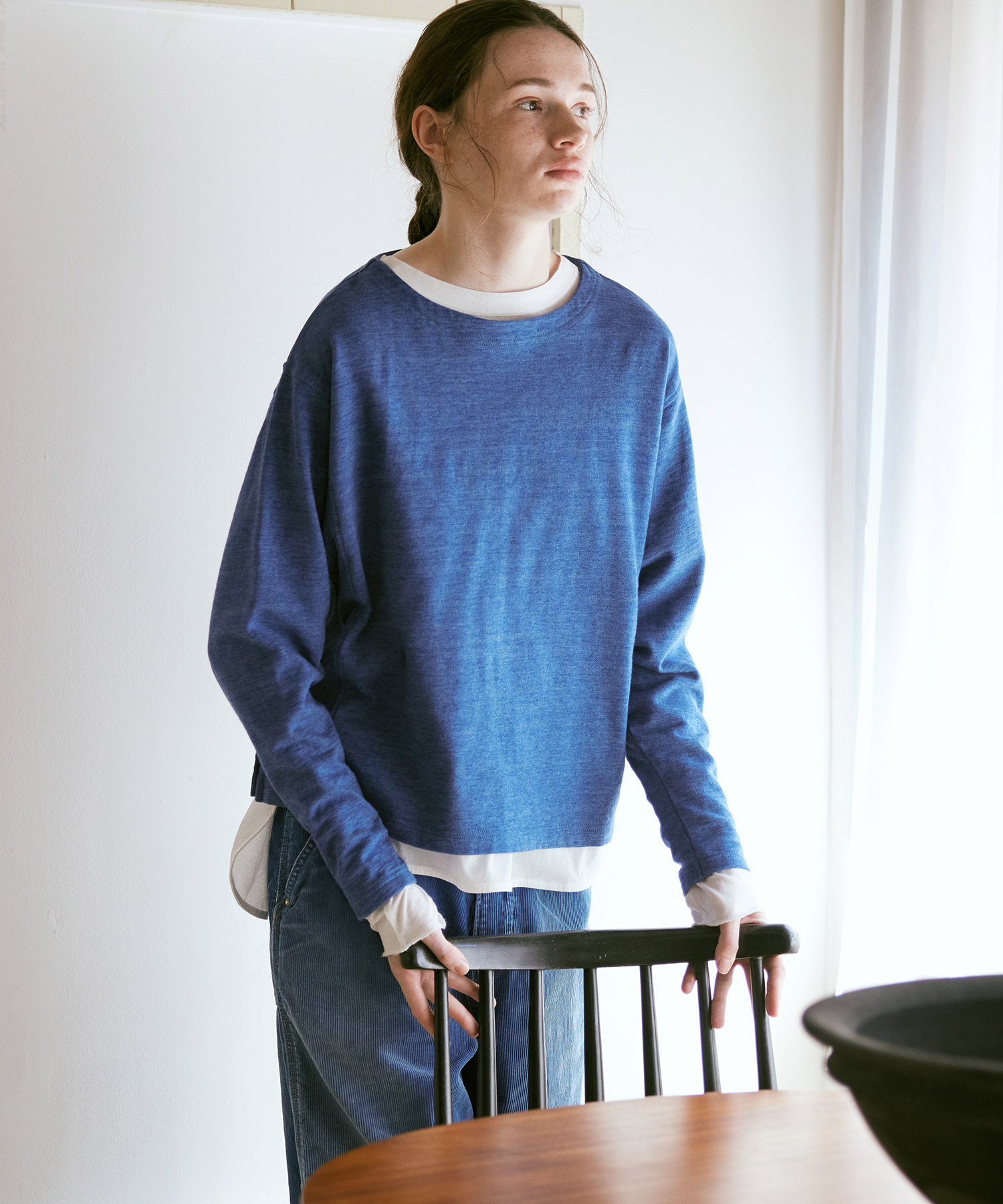 M2577 マーブルヴィンテージ裏毛プルオーバー