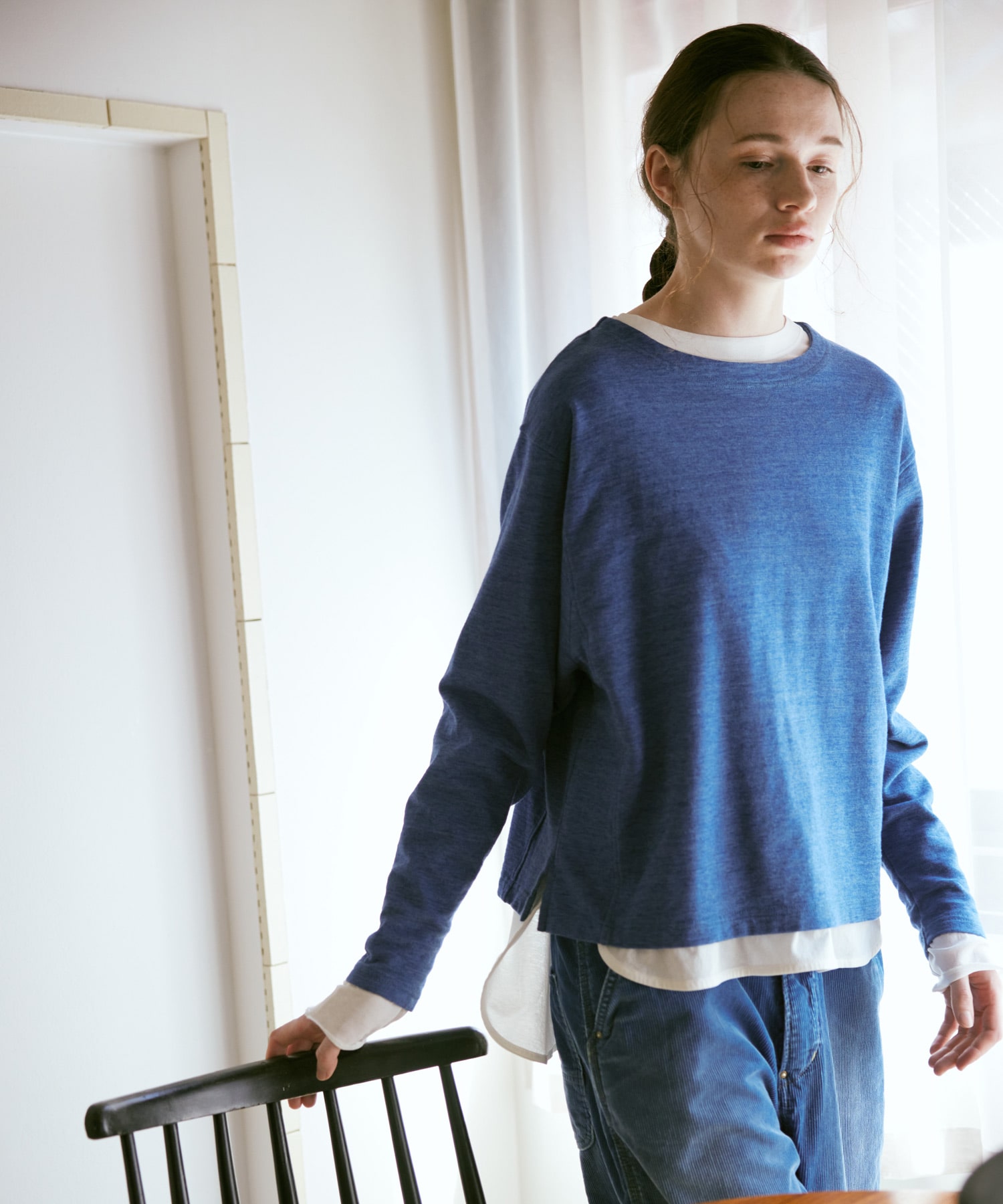 M2577 マーブルヴィンテージ裏毛プルオーバー