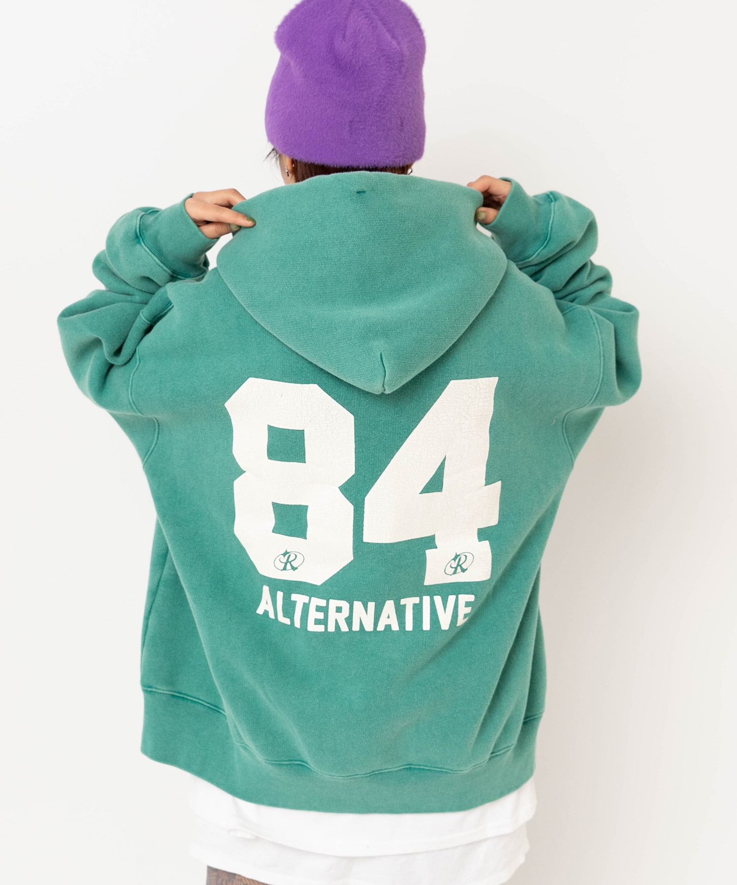 M2588 USEDライクZip UPパーカー