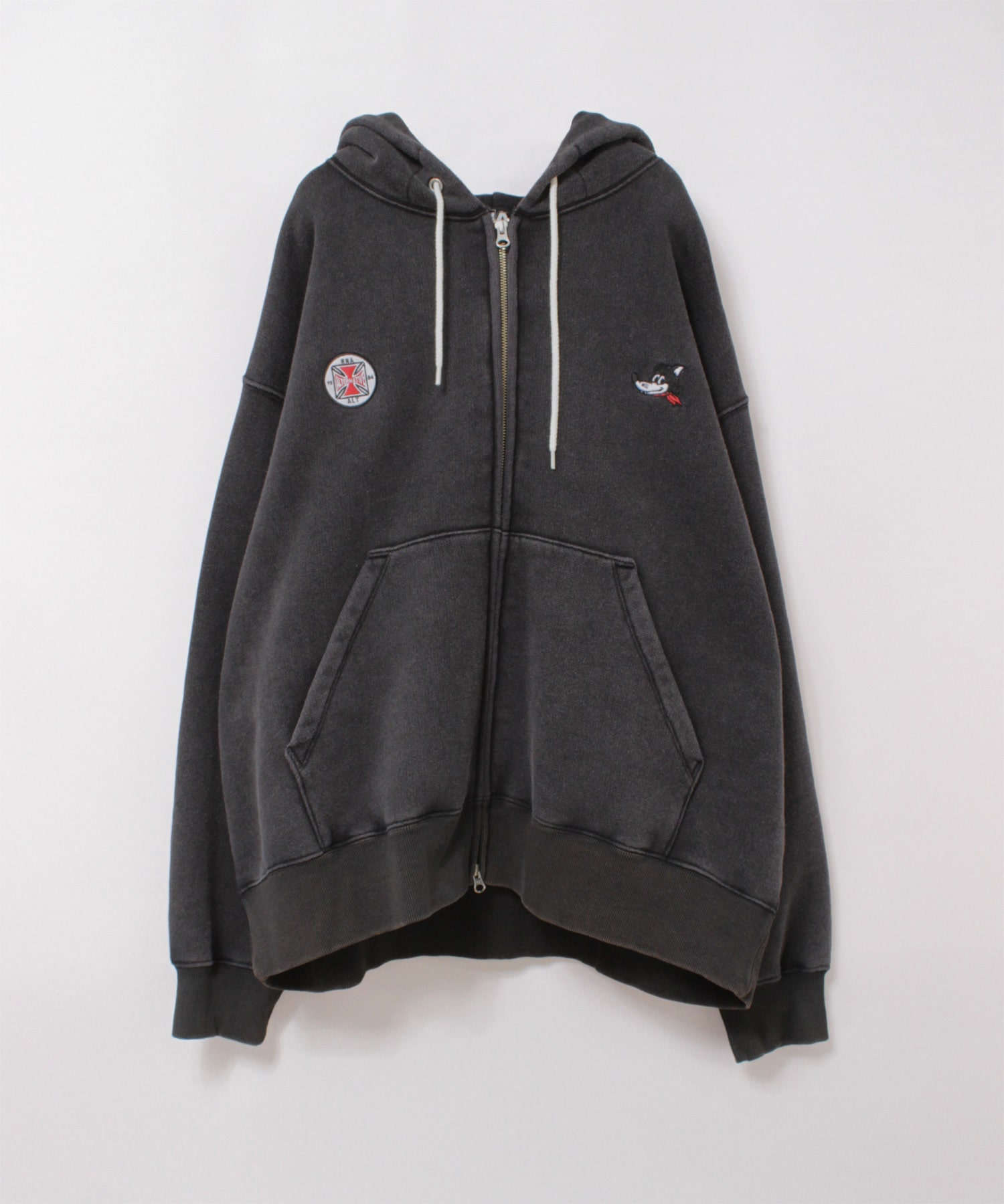 M2588 USEDライクZip UPパーカー