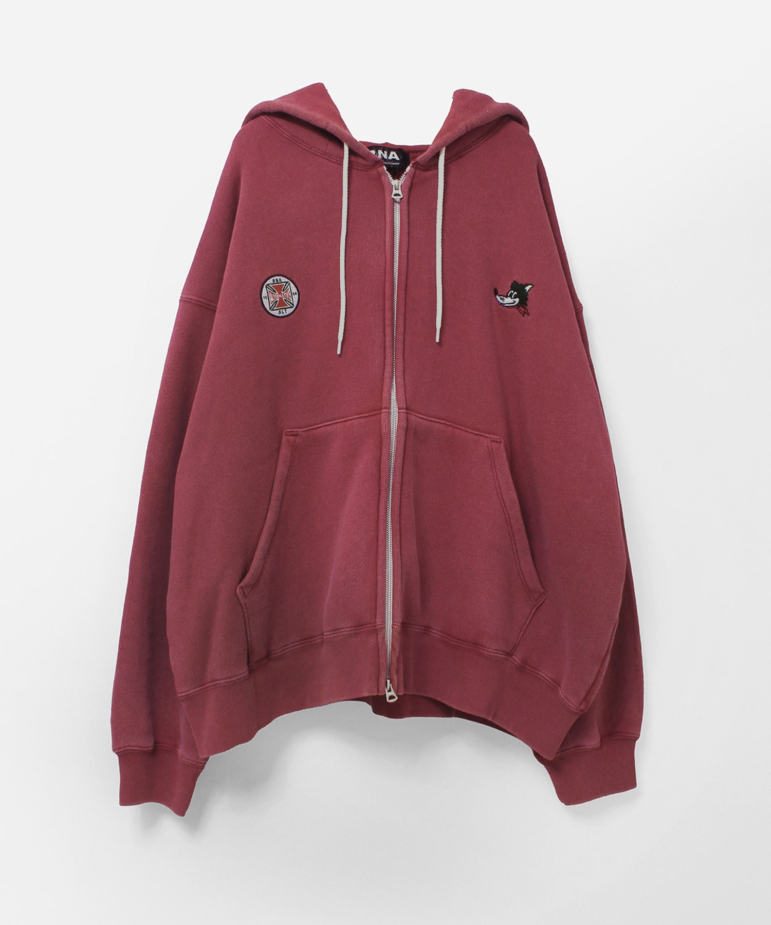 M2588 USEDライクZip UPパーカー