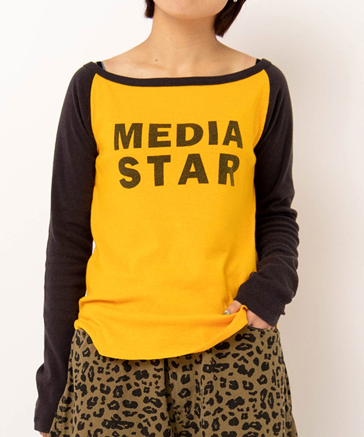 【3月下旬納期】M2592 オフショルラグランロンＴ