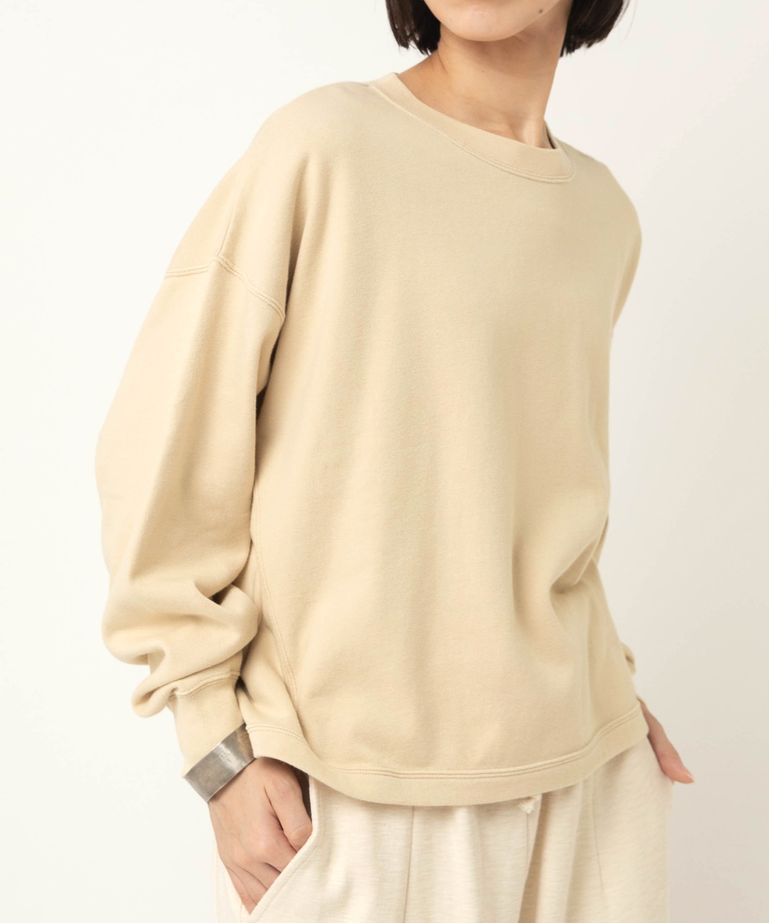 M2593 裏起毛パイルユーズドライクプルオーバー