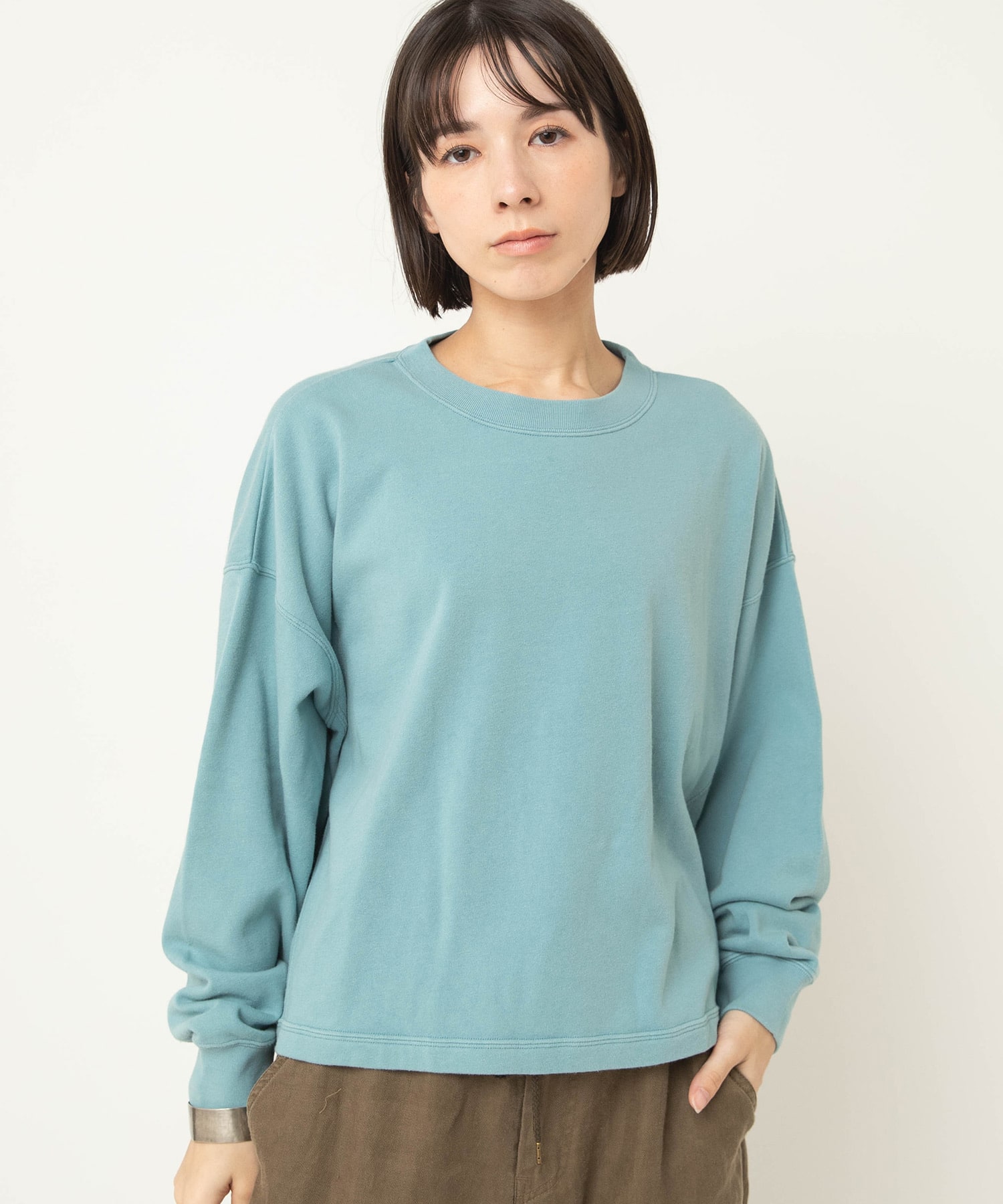 M2593 裏起毛パイルユーズドライクプルオーバー