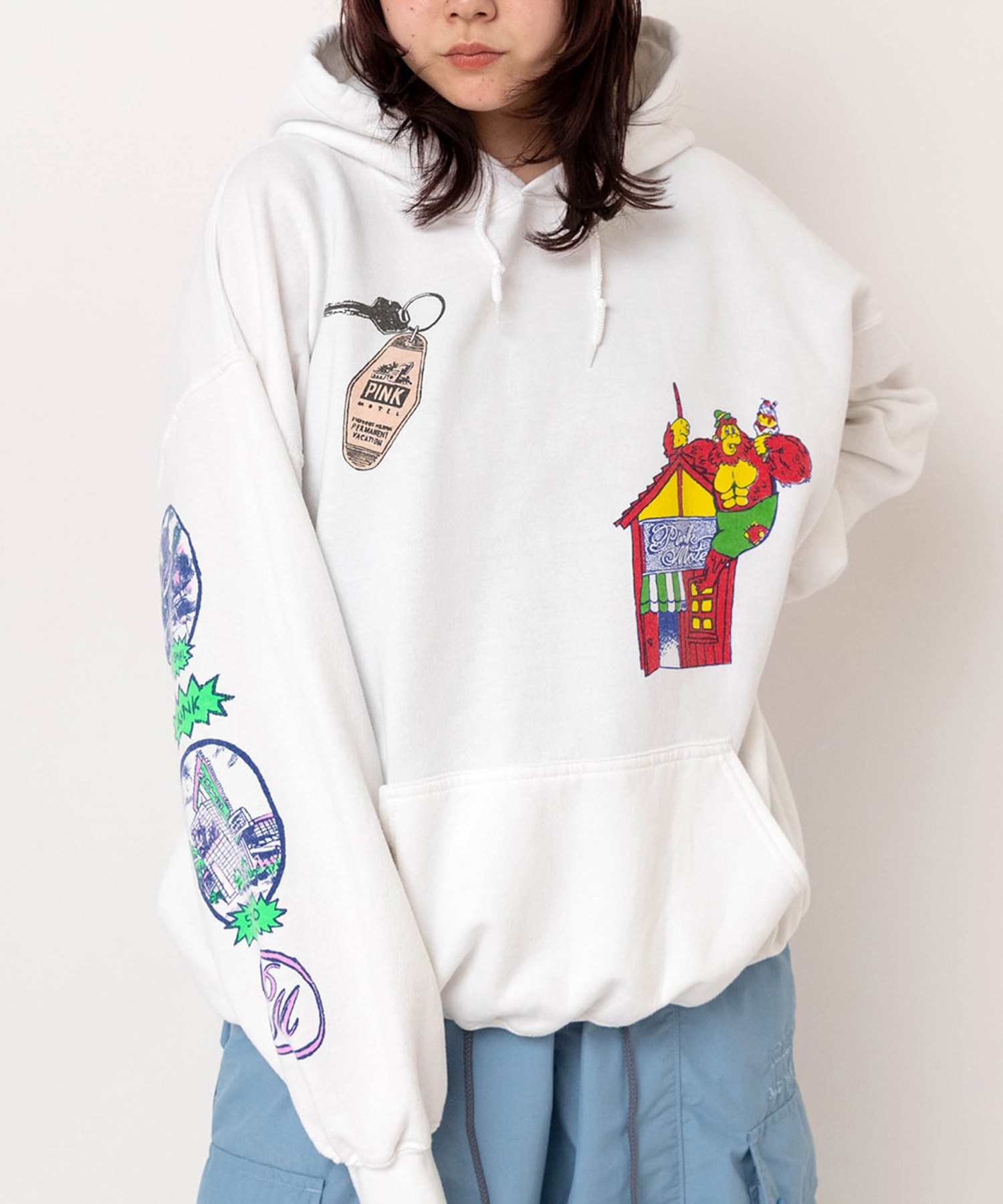 【PINK MOTEL】M2612 PM ジャンクスタンドパーカー