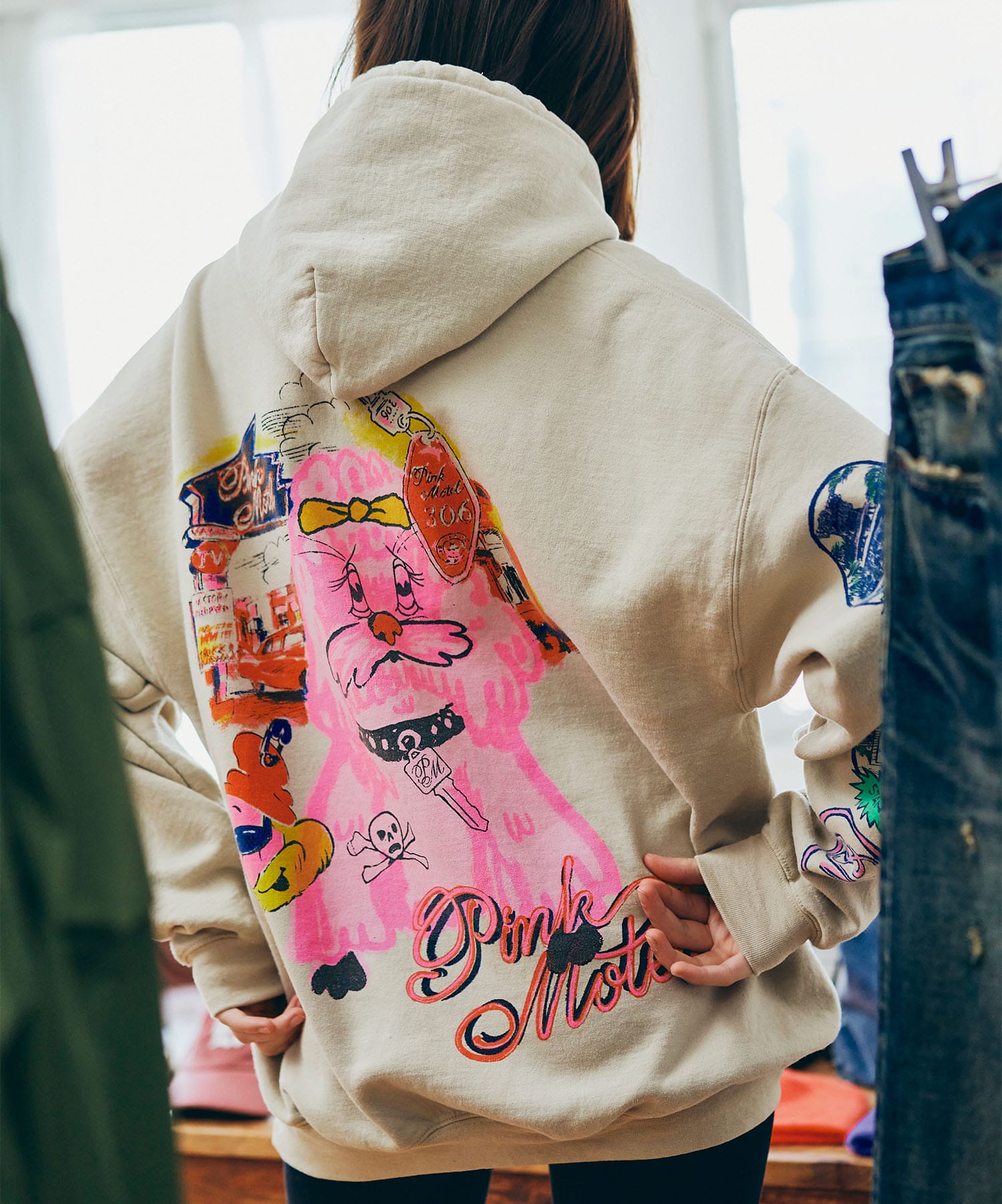 【PINK MOTEL】M2612 PM ジャンクスタンドパーカー