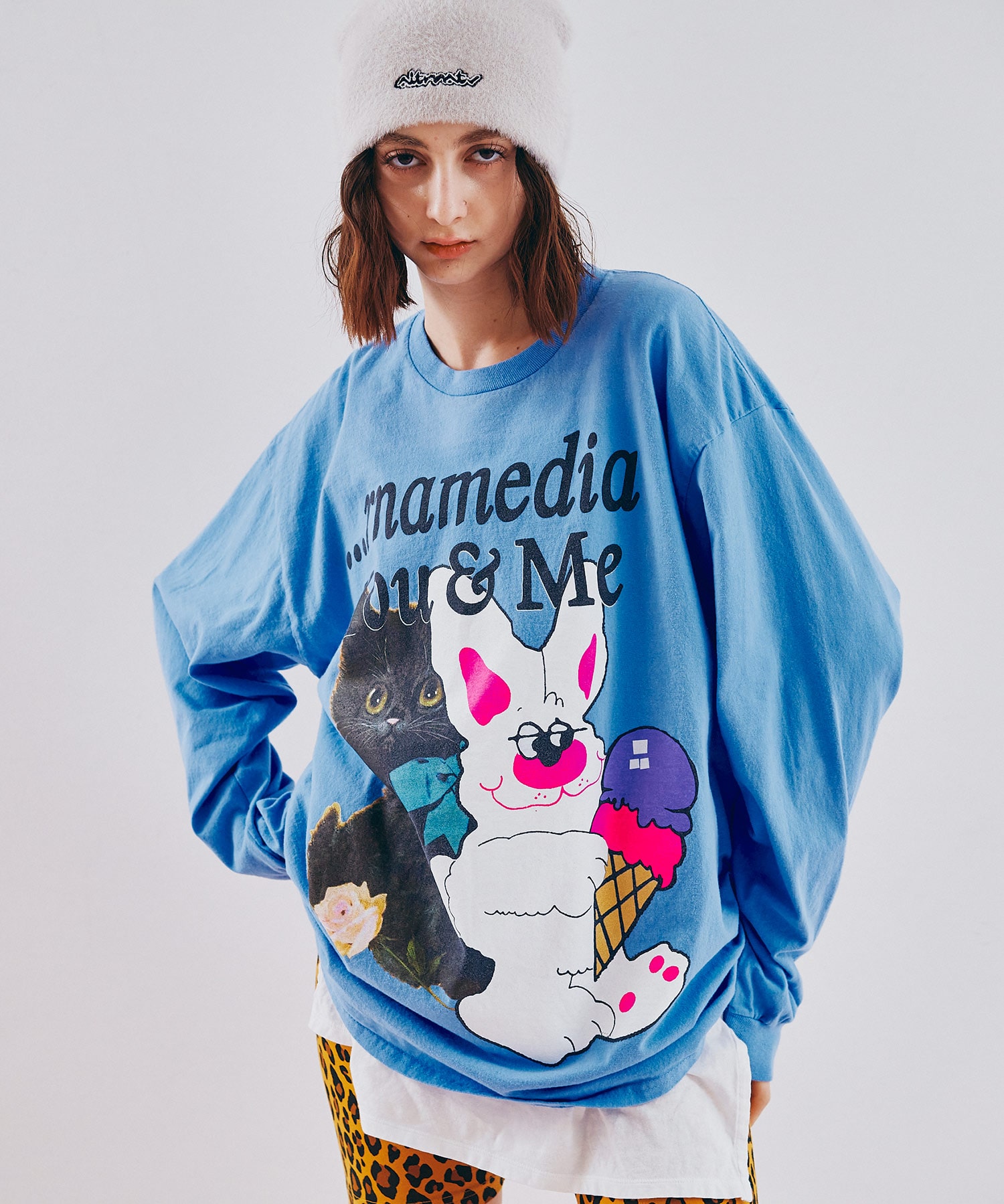 M2618 キャット&ラビットロンT