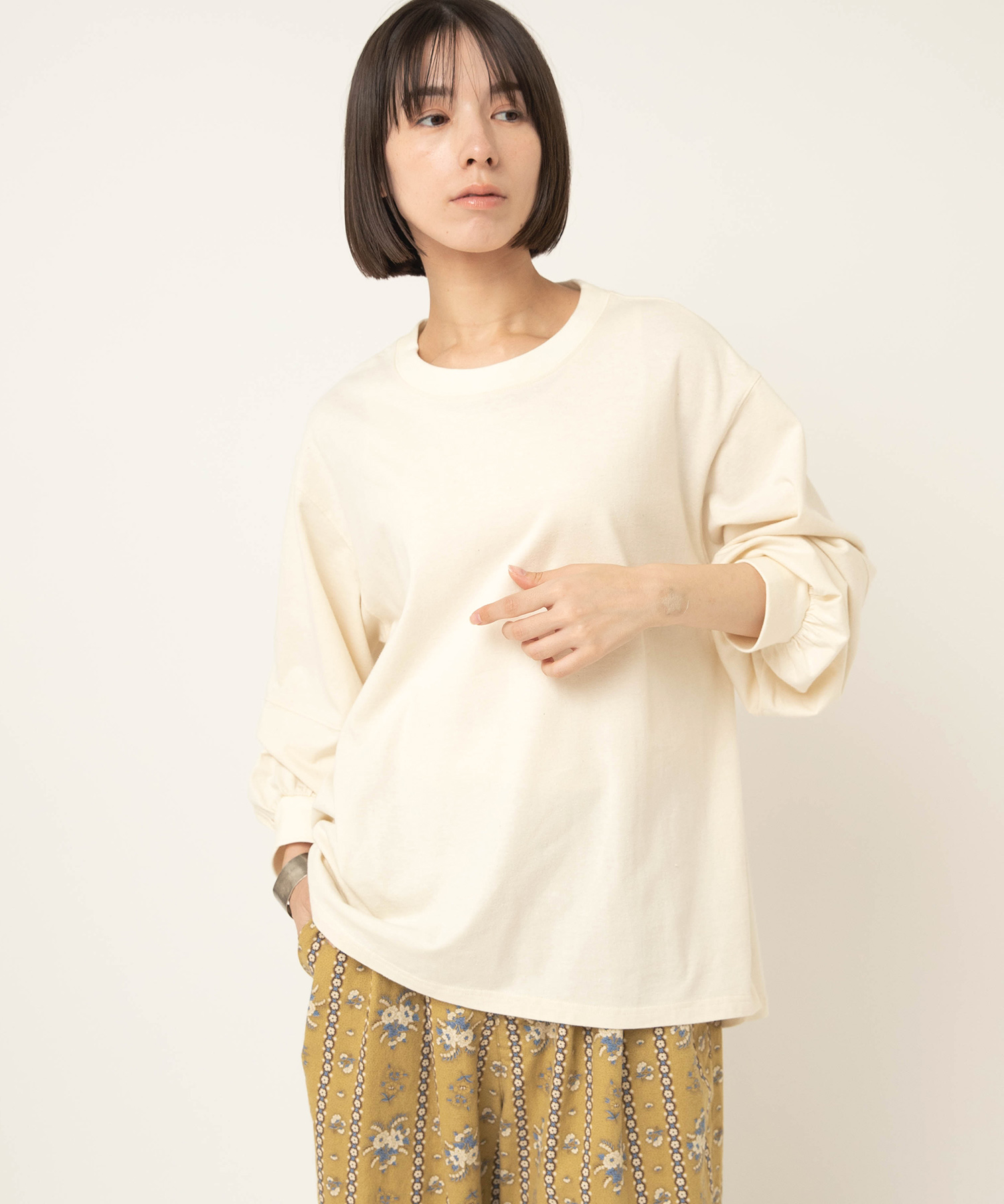 M2629 HEMP COTTONプルオーバー