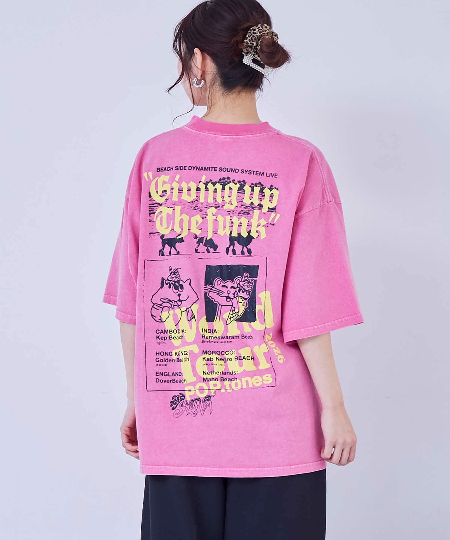 【別注/MARKEY'Sコラボ】M2642 ポップトーンズプリントビッグT