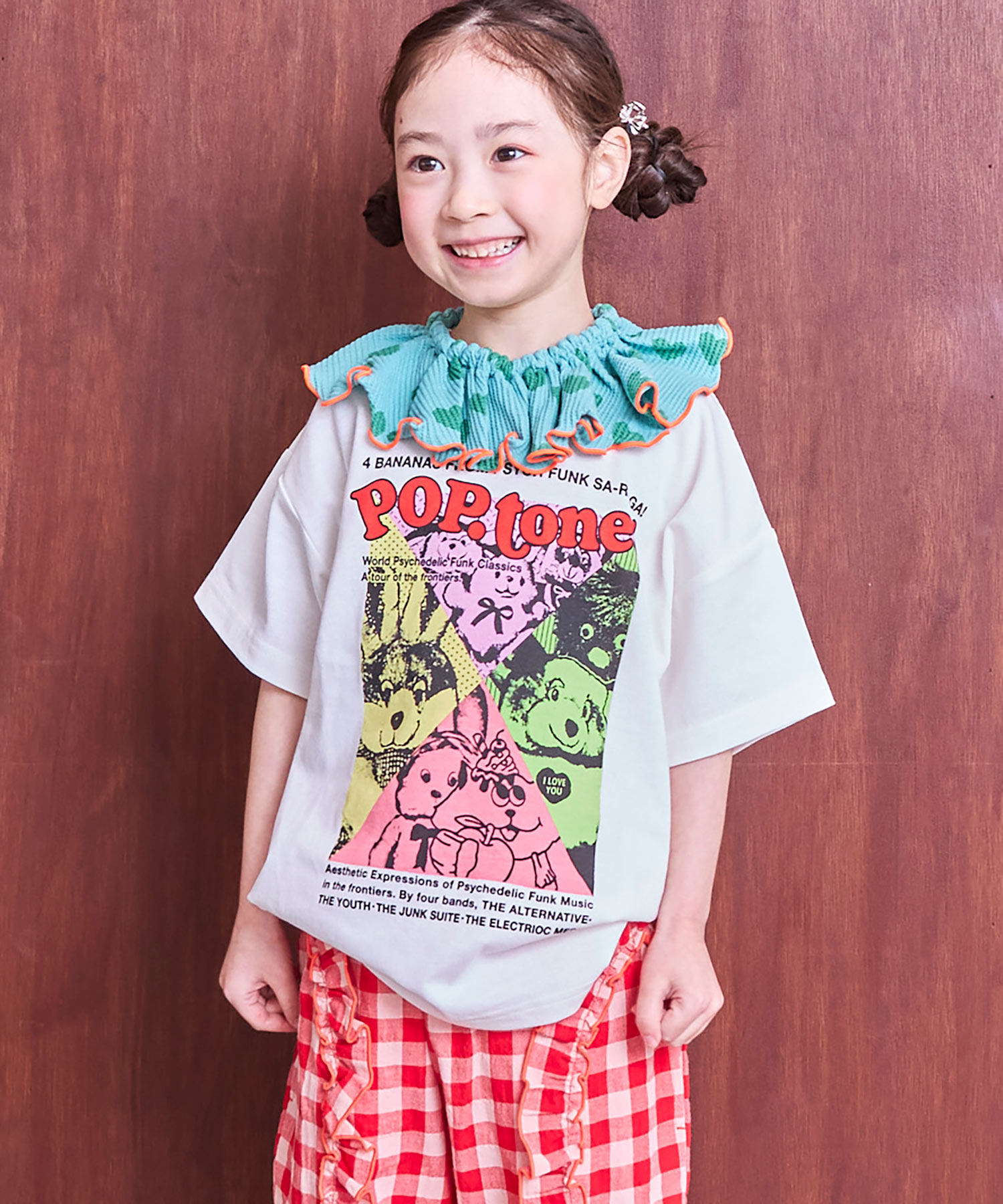 【別注/キッズ】M2650 RNA×MARKEY'SポップトーンズプリントビッグT