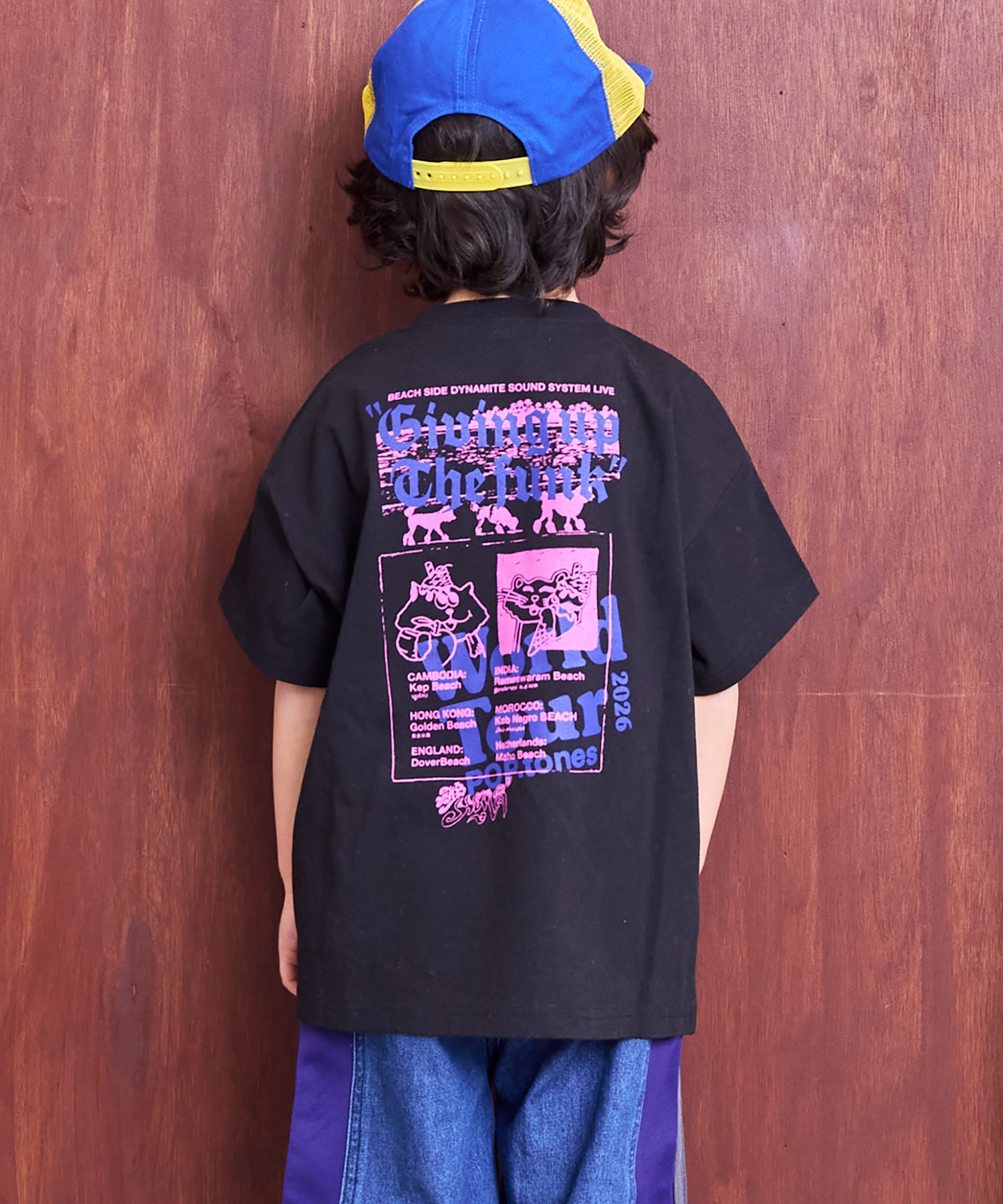 【別注/キッズ】M2650 RNA×MARKEY'SポップトーンズプリントビッグT