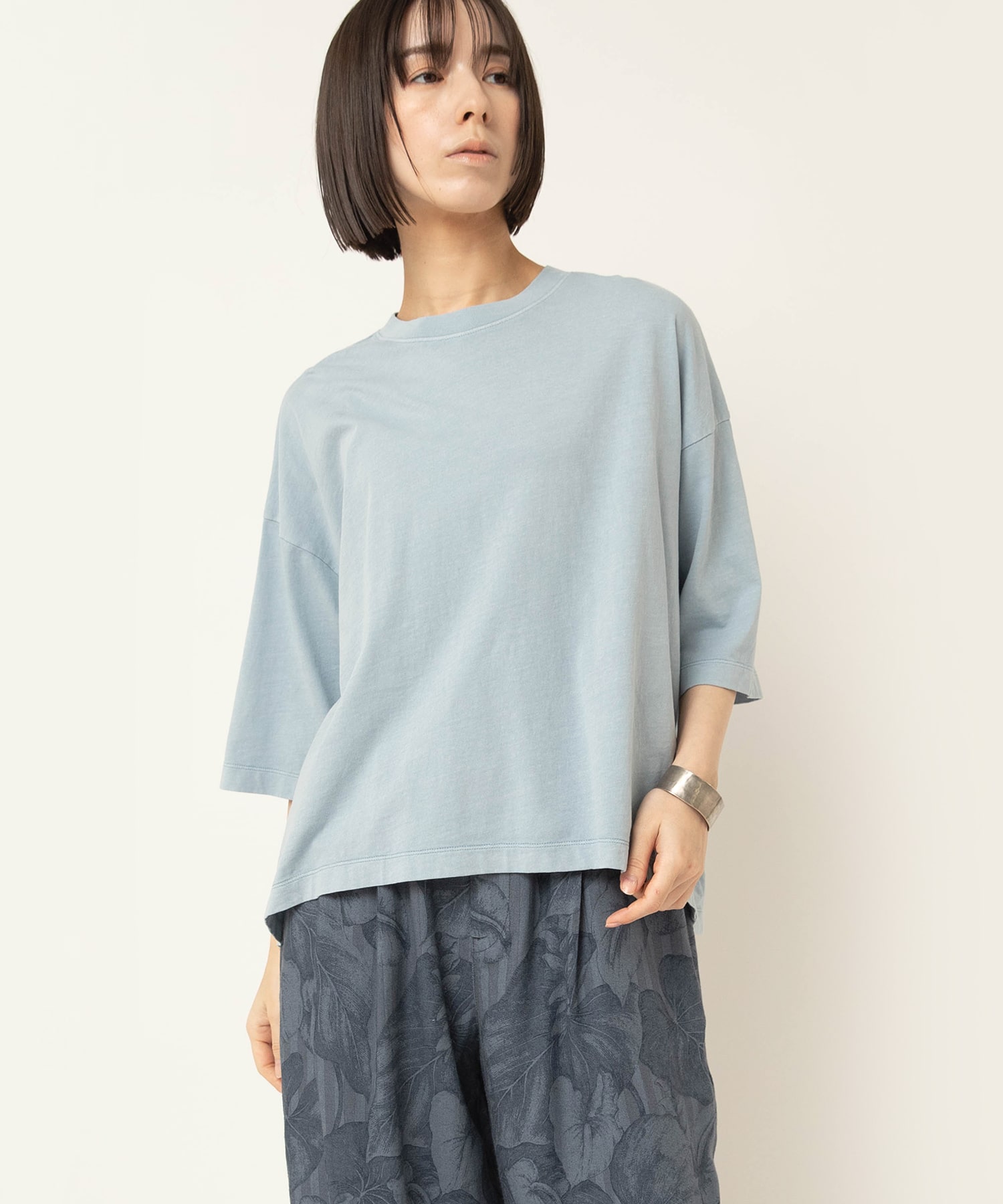 【5月上旬納期】M2667 ピグメントギャザーＴ