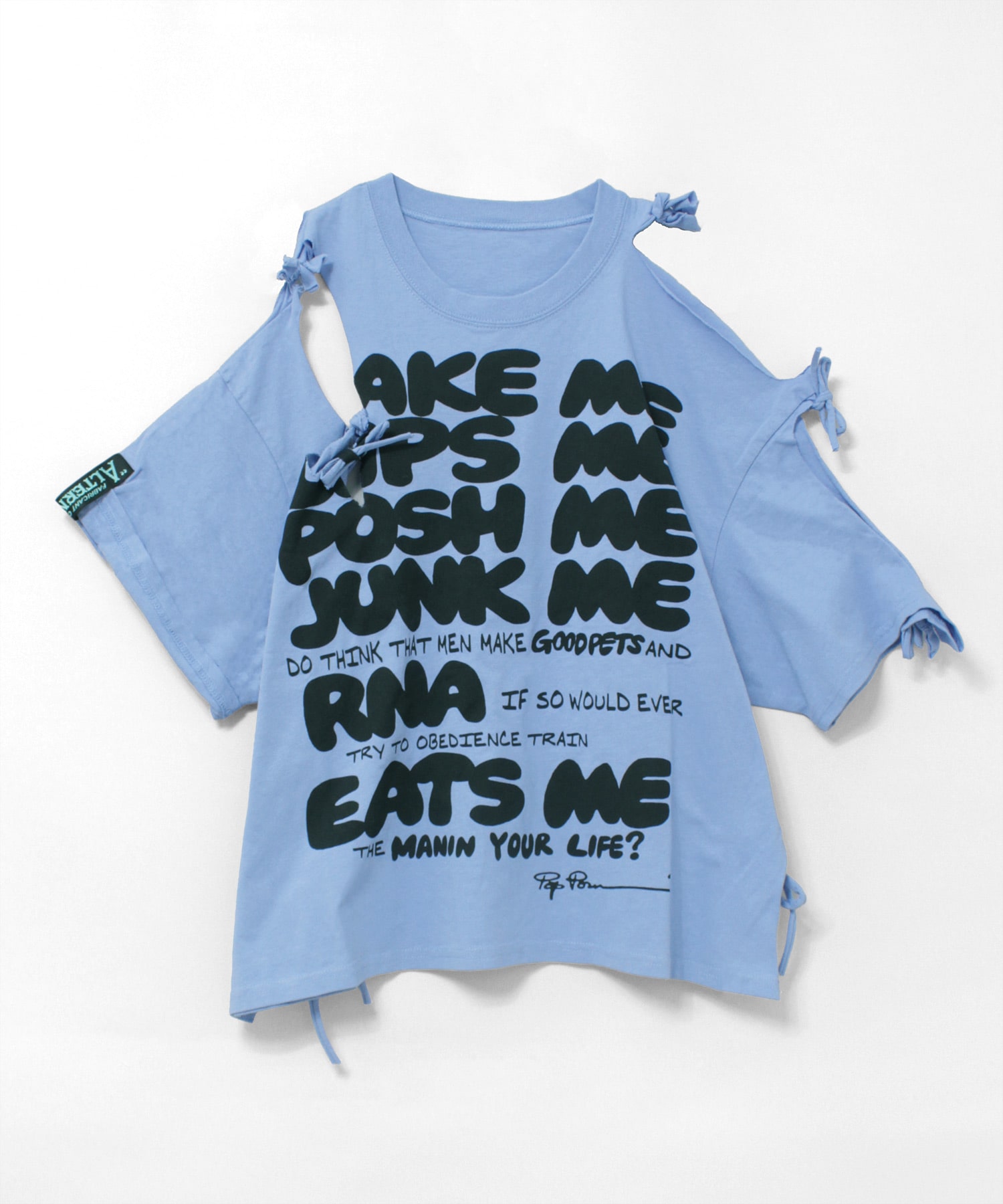 M2672 リボンスラッシュルーズTEE