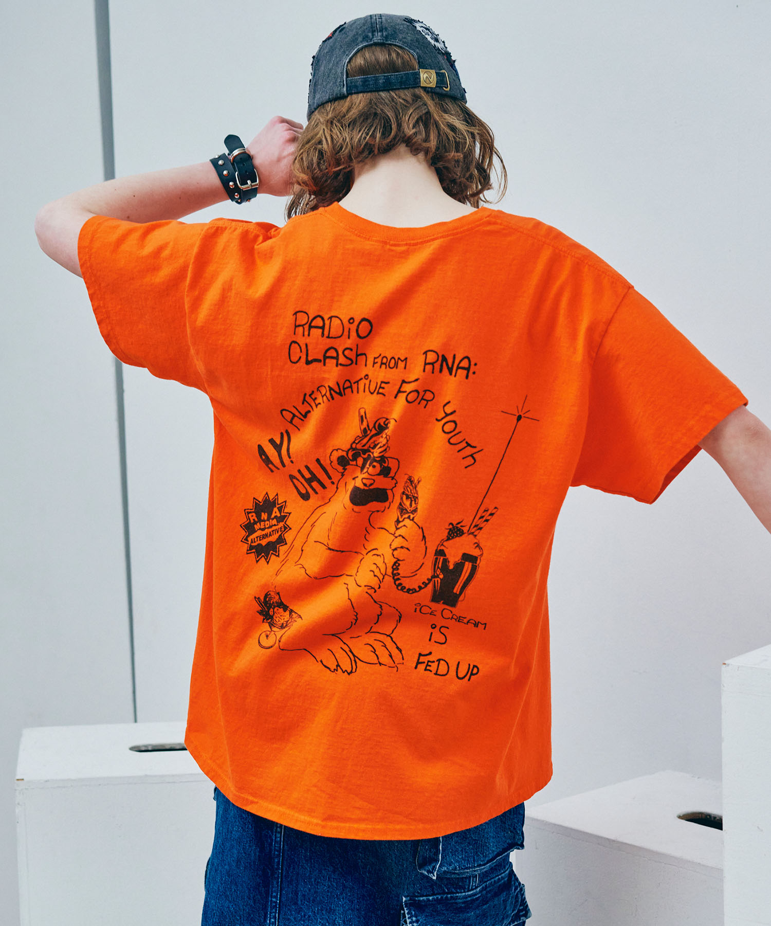 【5月上旬納期】M2678 RNAロゴプリント TEE