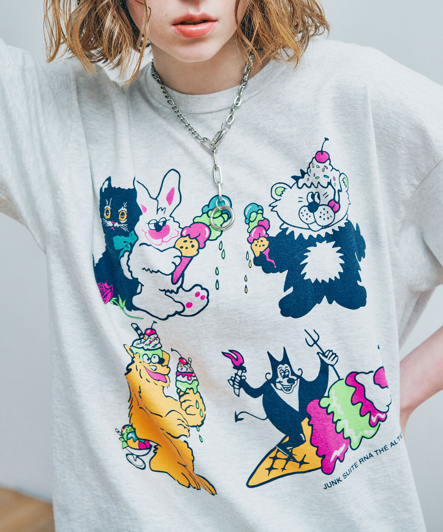 【5月上旬納期】M2679 アイスモンスタープリント TEE
