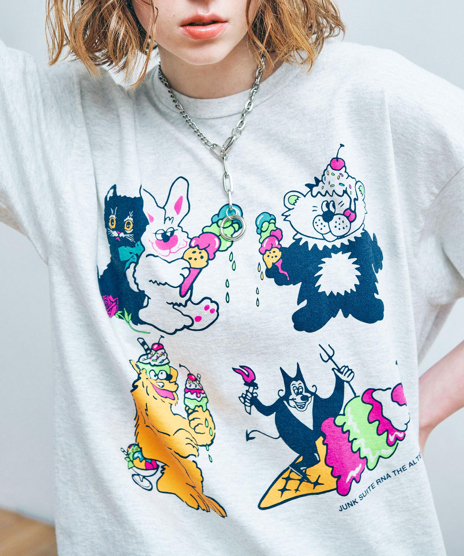 【5月上旬納期】M2679 アイスモンスタープリント TEE