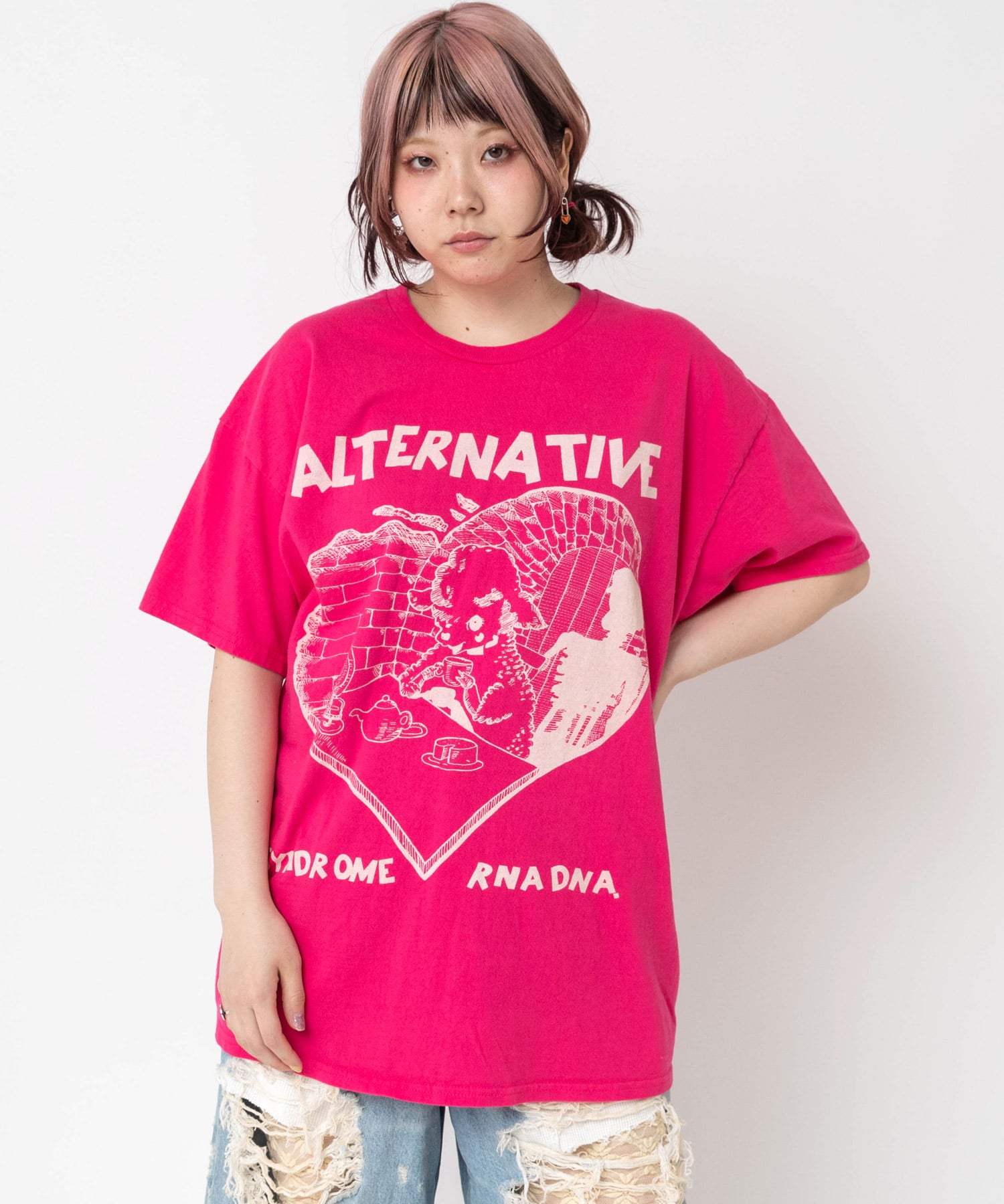 M2684 シーププリントTEE
