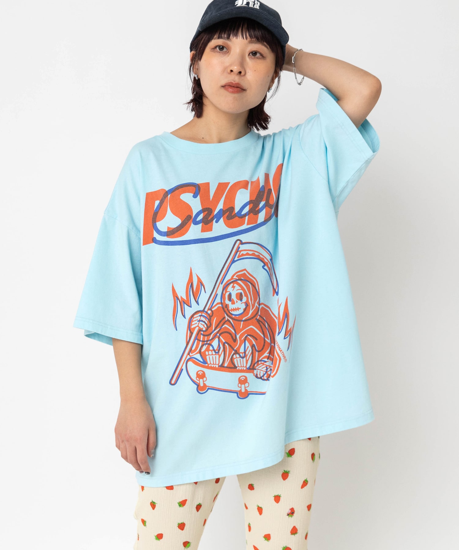 【5月上旬納期】M2686 OVERLAP SKATER BIG T