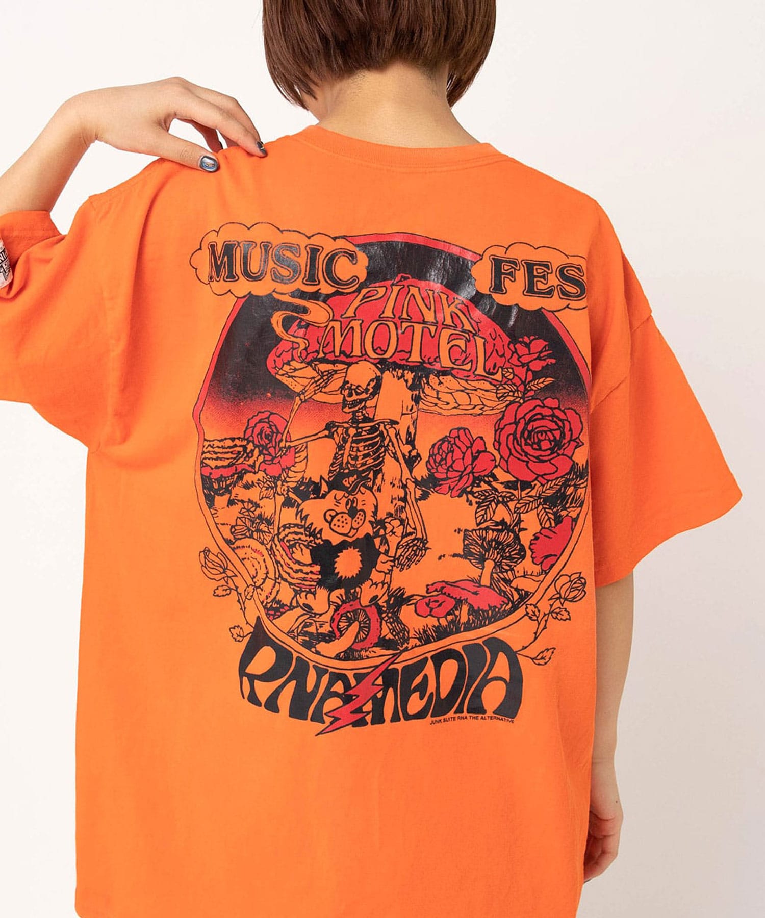 M2699 【PINK MOTEL】トレジャープリントTEE