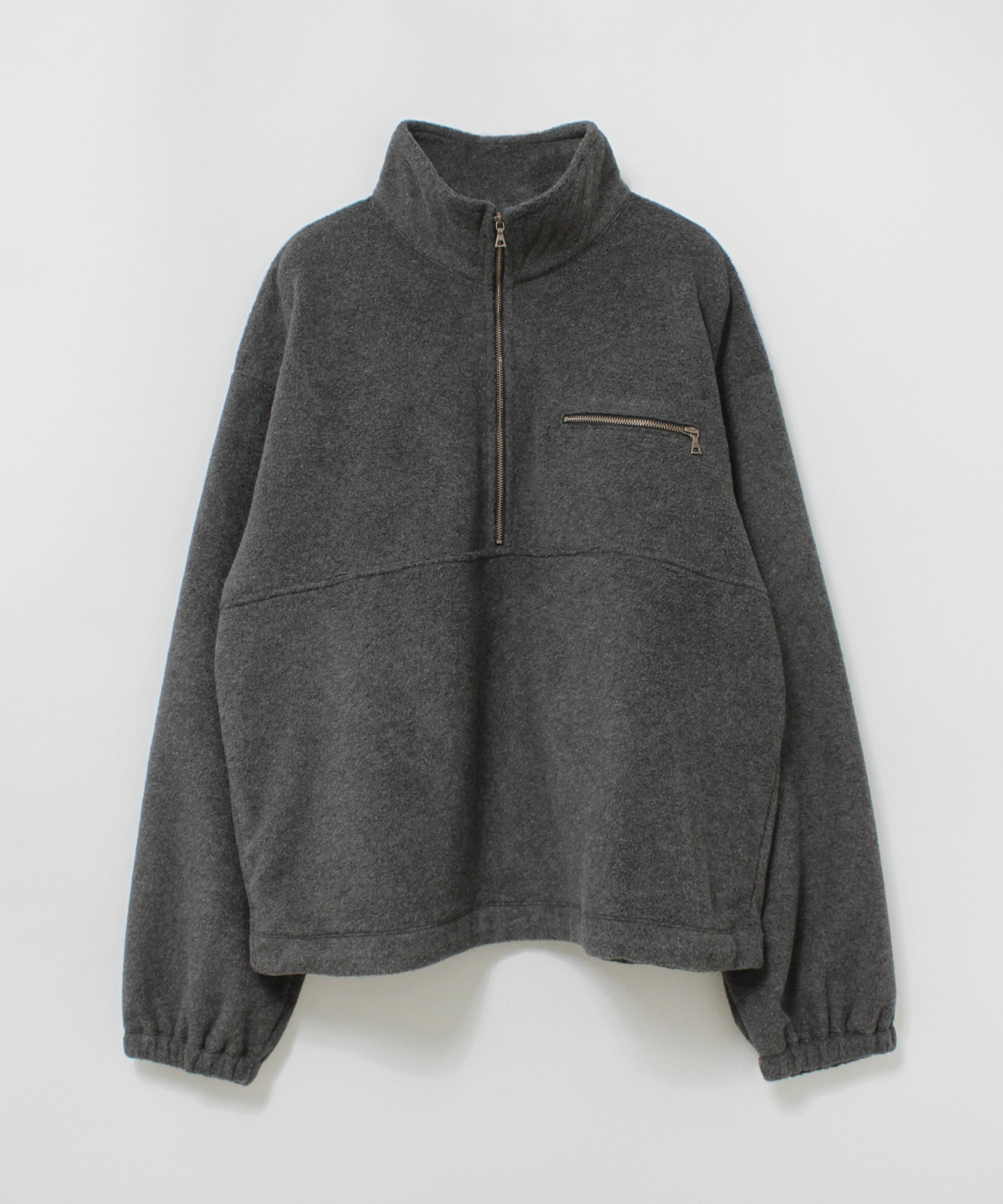 【11月中旬納期】M2757 フリースハーフZIPプルオーバー