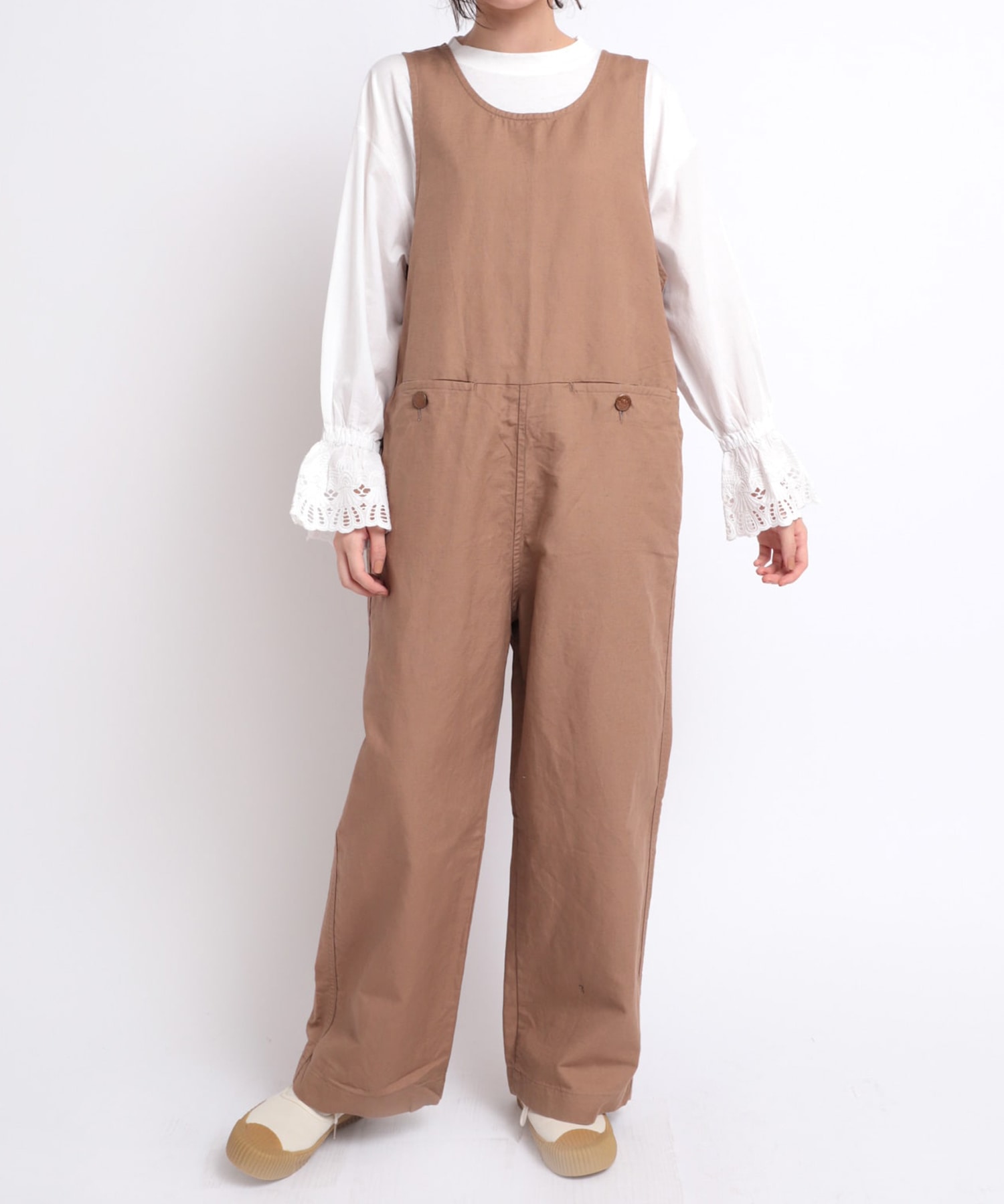 O0642 ストレートオーバーオール