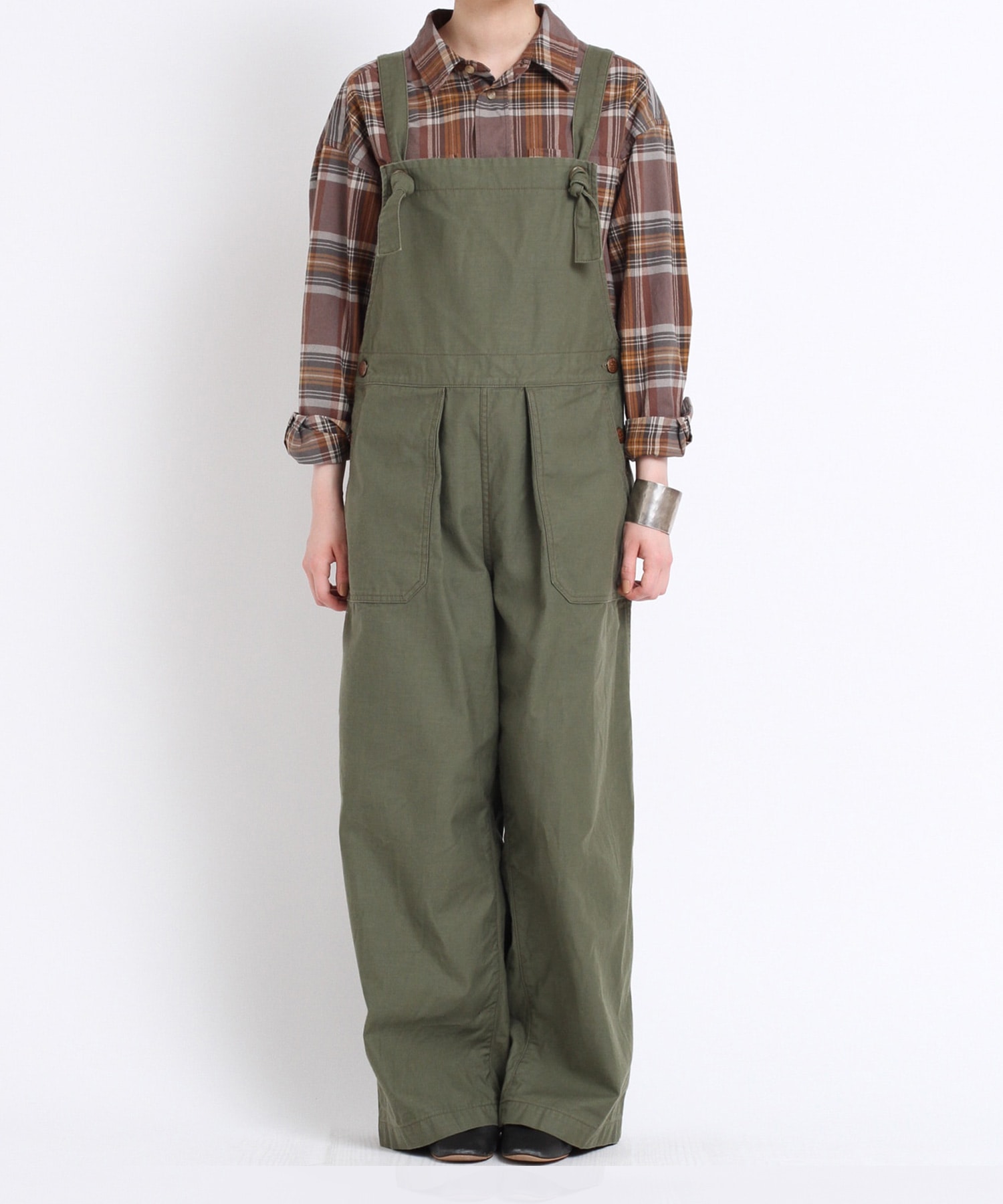 O0653 バックタックワークオーバーオール