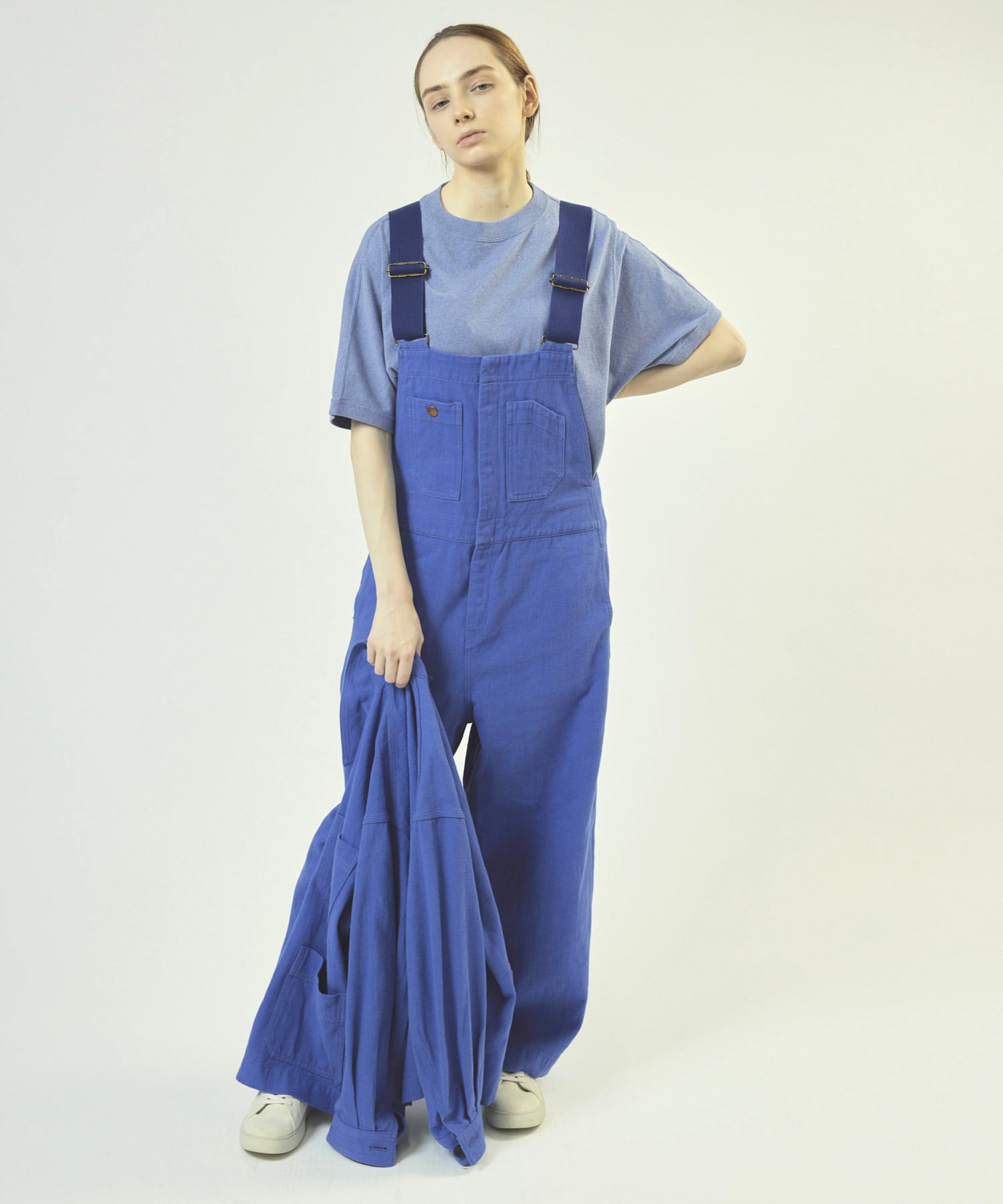 O0693 フレンチワークオーバーオール