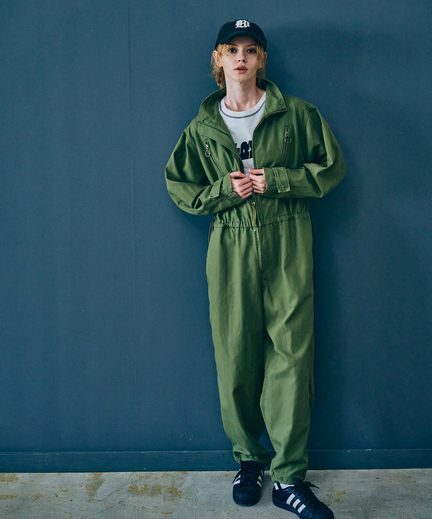 O0742 ミリタリーオールインワン