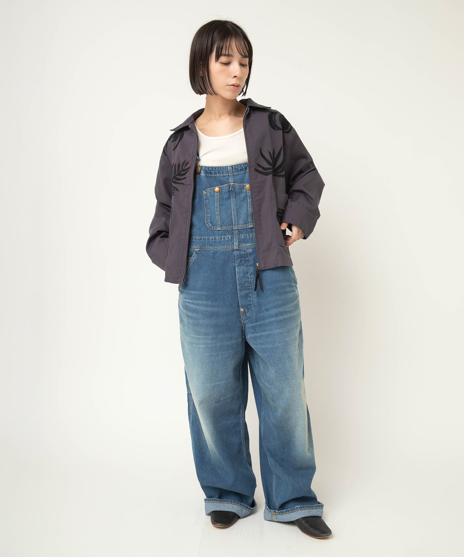 O0750 オーセンティックデニムオーバーオール